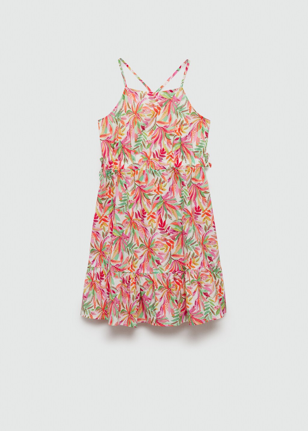 Robe a imprime tropical