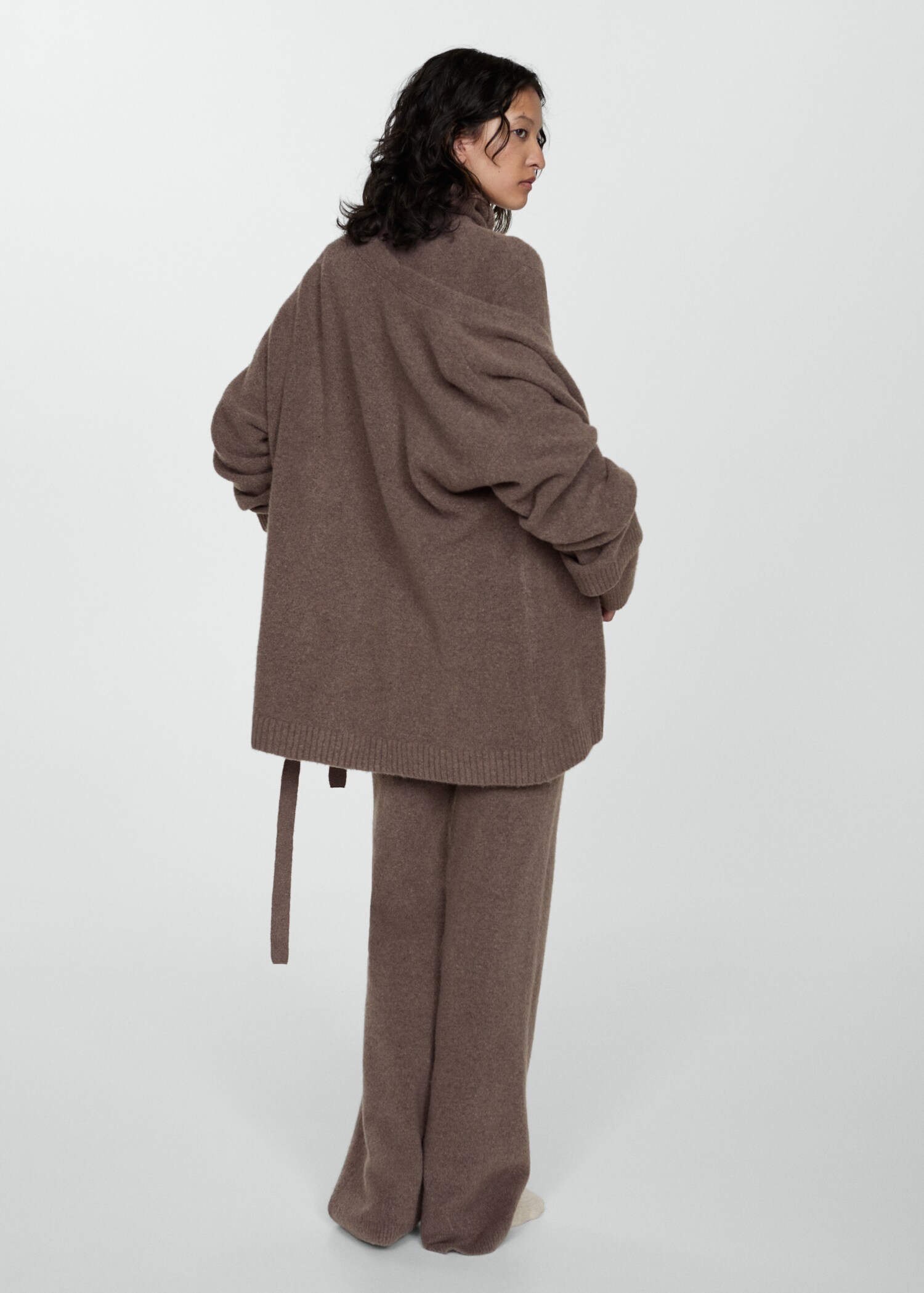 Cardigan en maille croisé - Verso de l’article