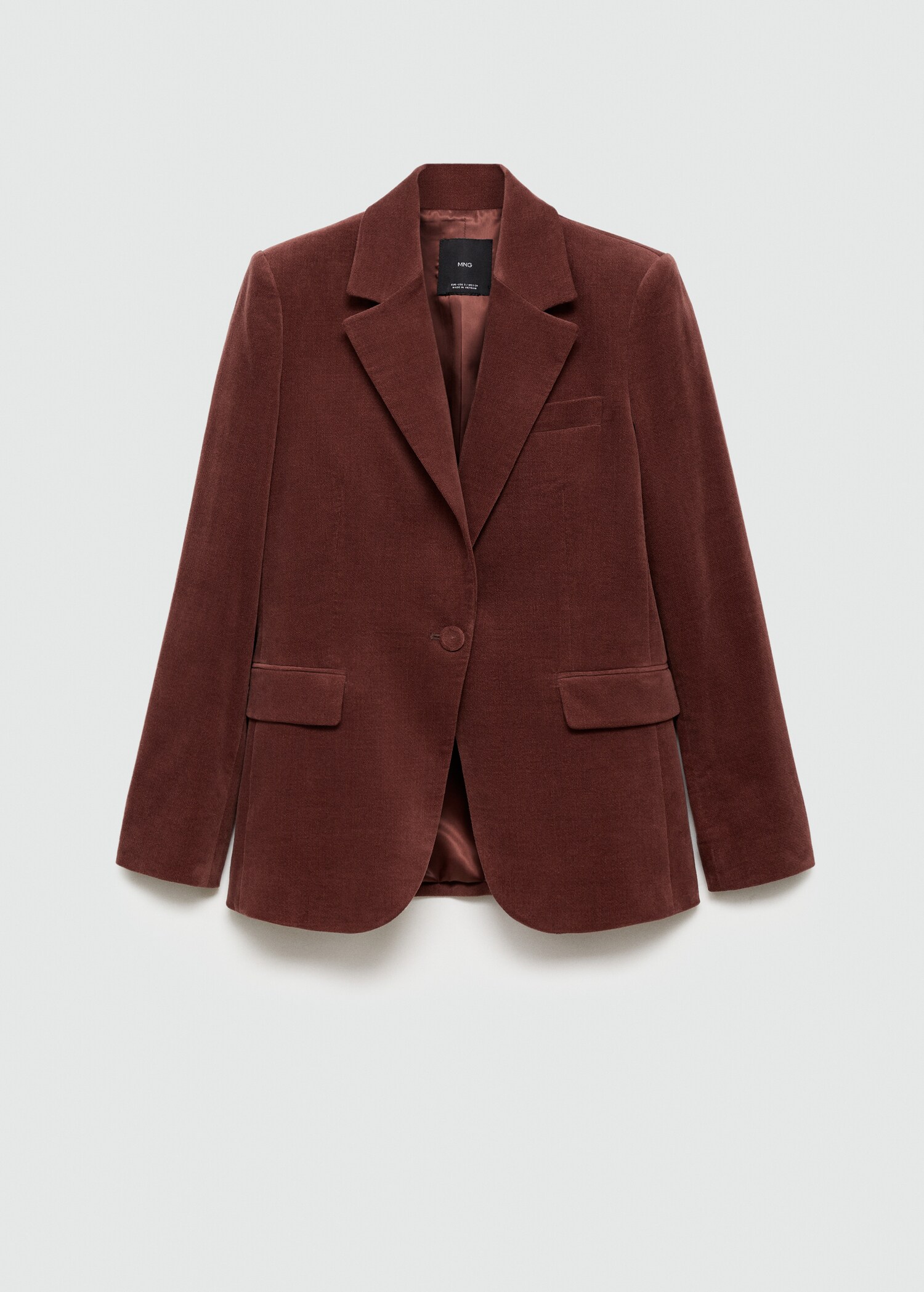 Velvet suit jacket - Article without model