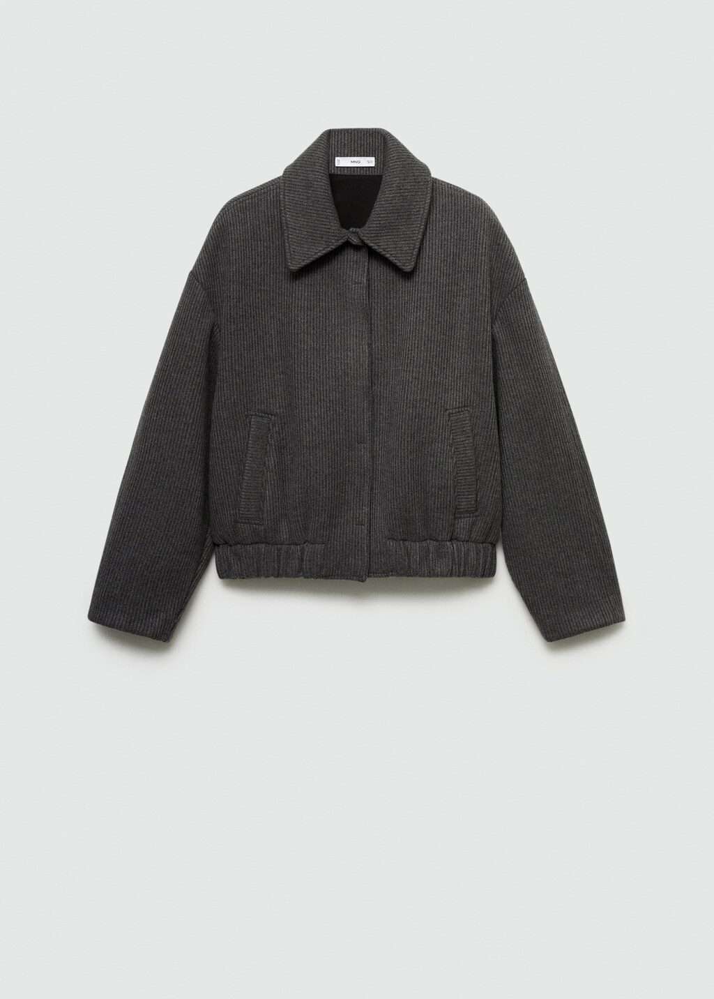 Wool jacket with pockets - Women | MANGO USA Wool jacket with pockets - Women | MANGO USA
