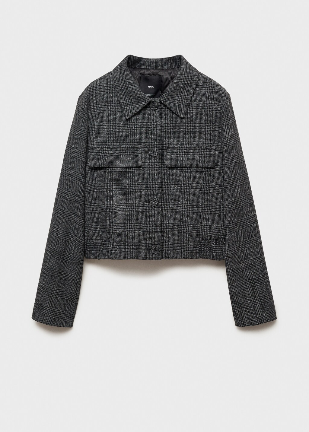 Tweed jacket with buttons | MANGO Gibraltar