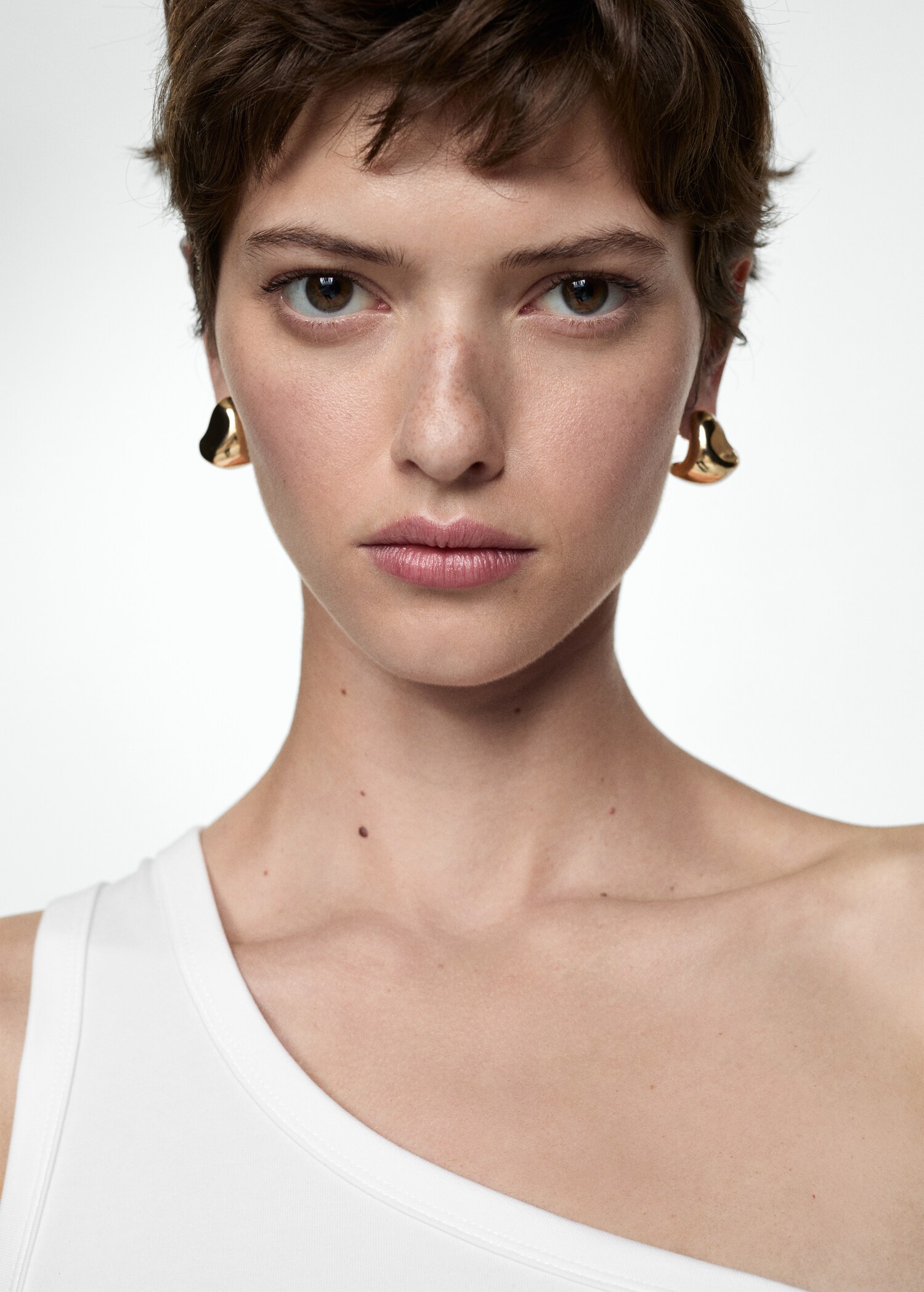 Asymmetrical cotton top - Details of the article 1