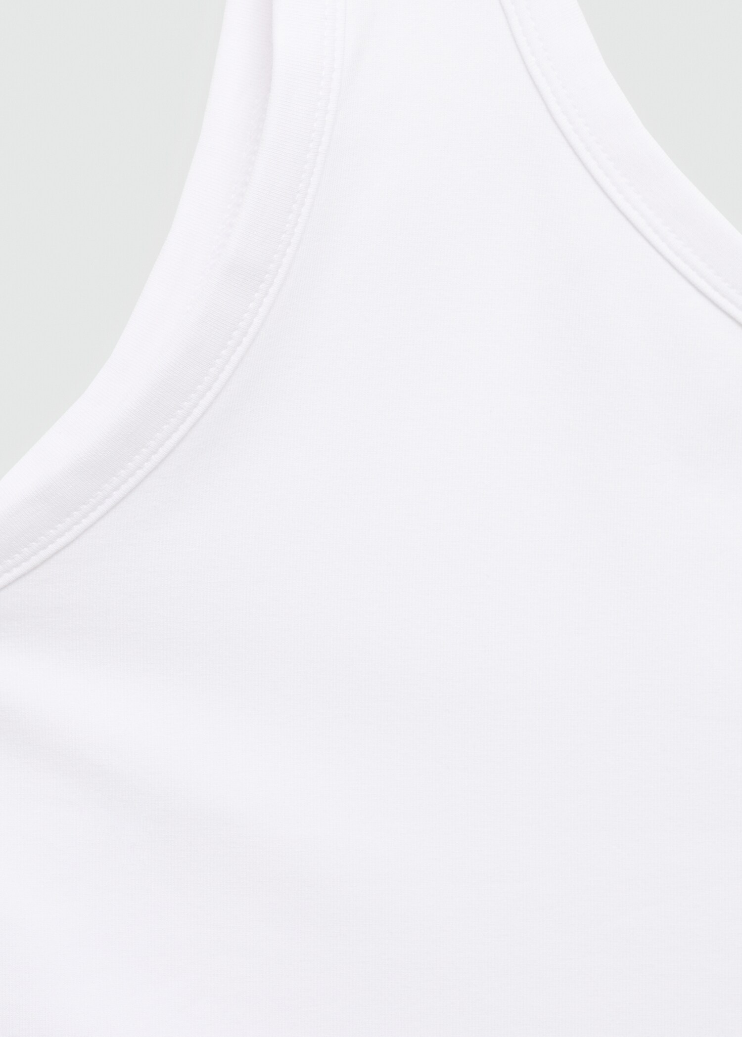Asymmetrical cotton top - Details of the article 8