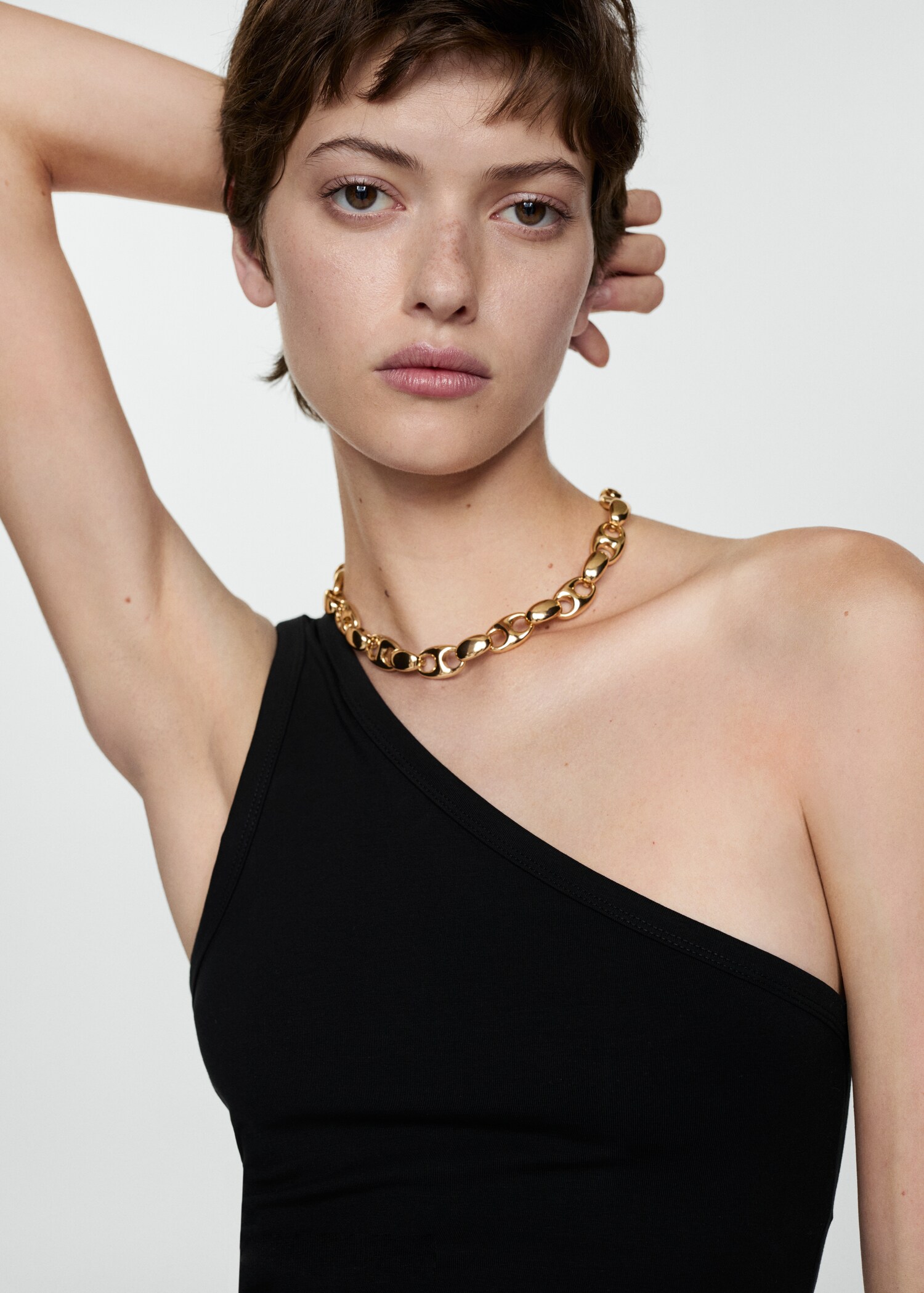 Asymmetrical cotton top - Details of the article 1