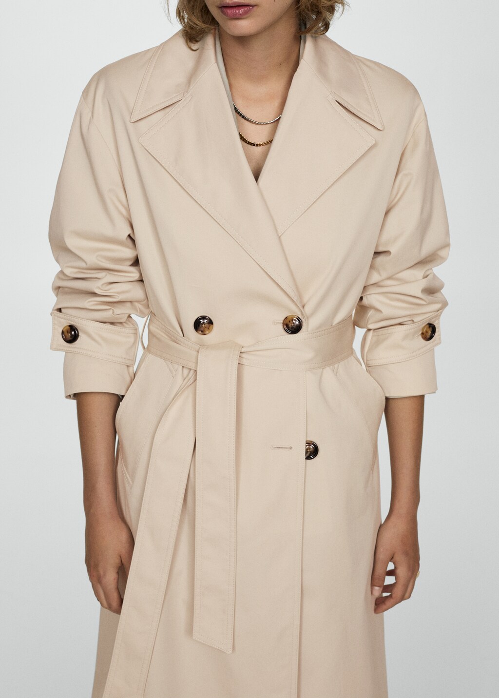 Double button trench coat Women MANGO Maldives