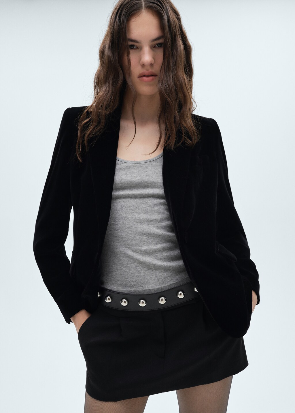 Mango veste velours deals