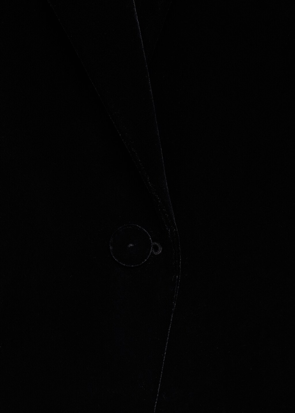 Structured velvet blazer