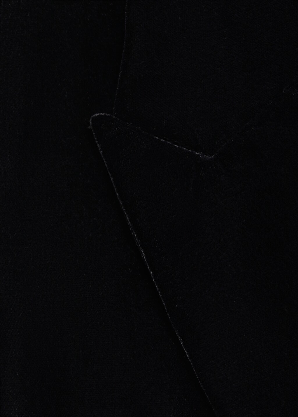 Structured velvet blazer