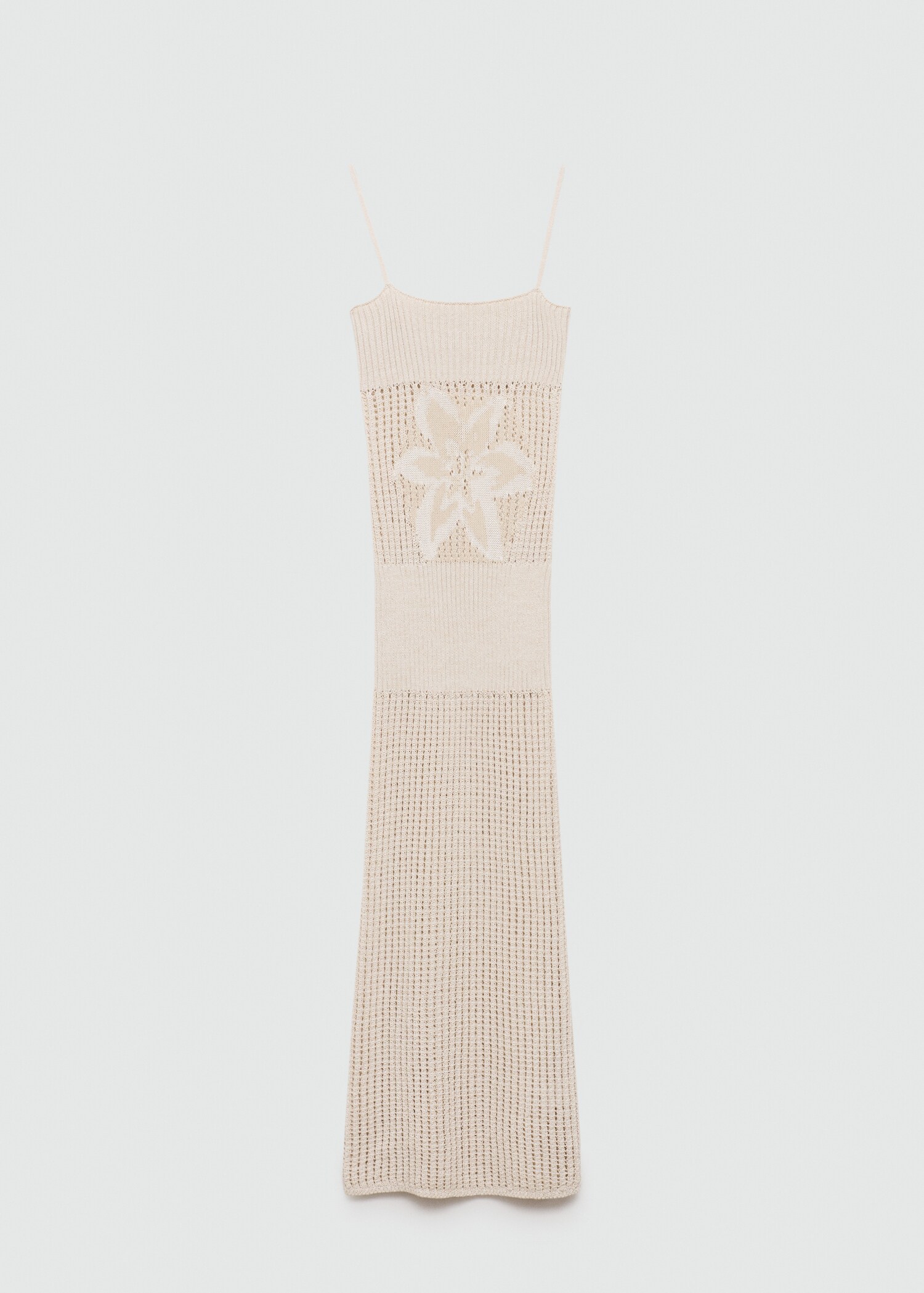 Robe point maxi fleur - Article sans modèle