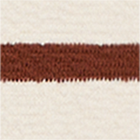 Thumbnail of Striped round-neck sweatshirt - Burnt Orange