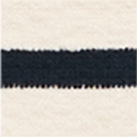 Thumbnail of Striped round-neck sweatshirt - Burnt Orange