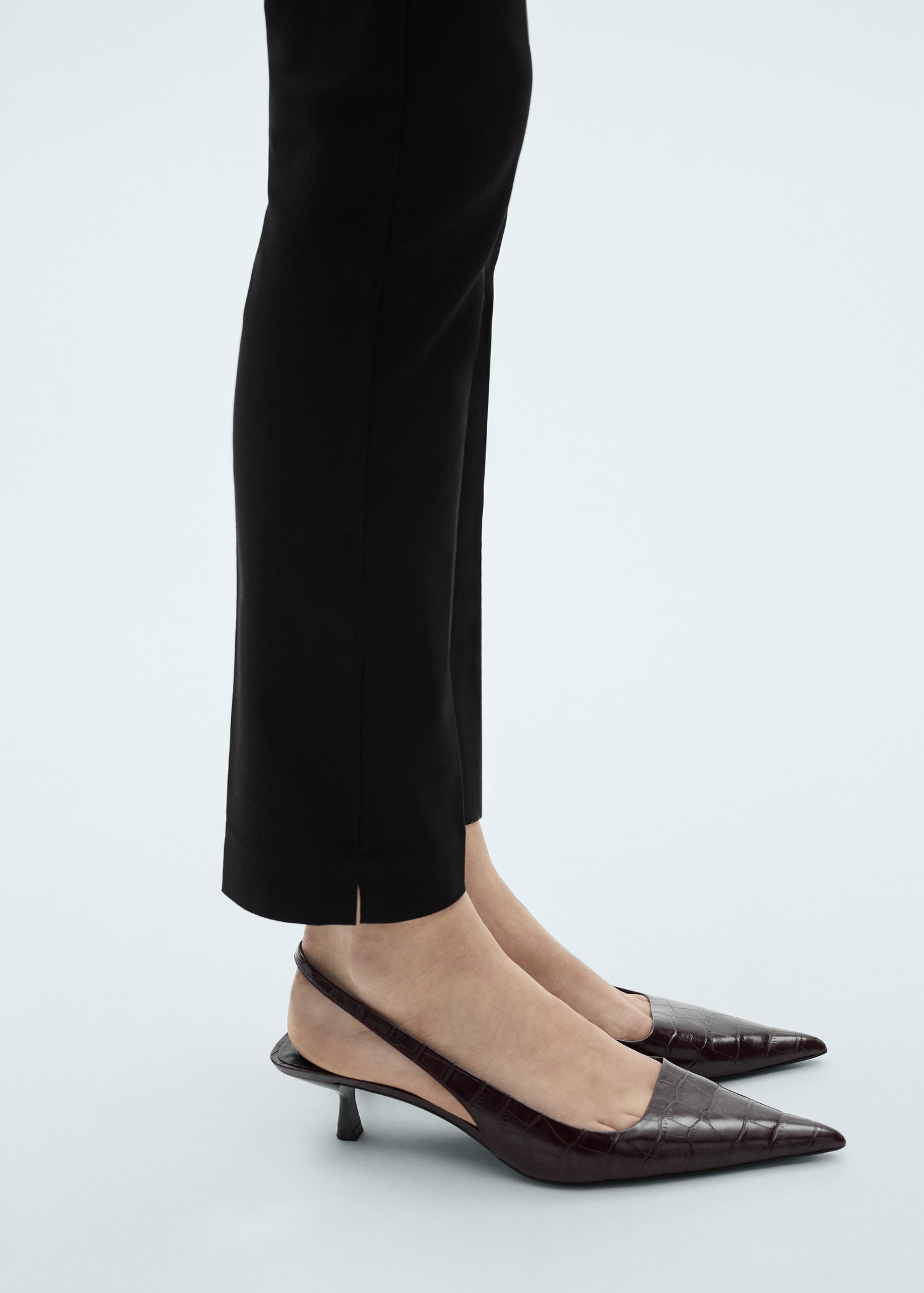 Crop skinny trousers - Women | MANGO USA