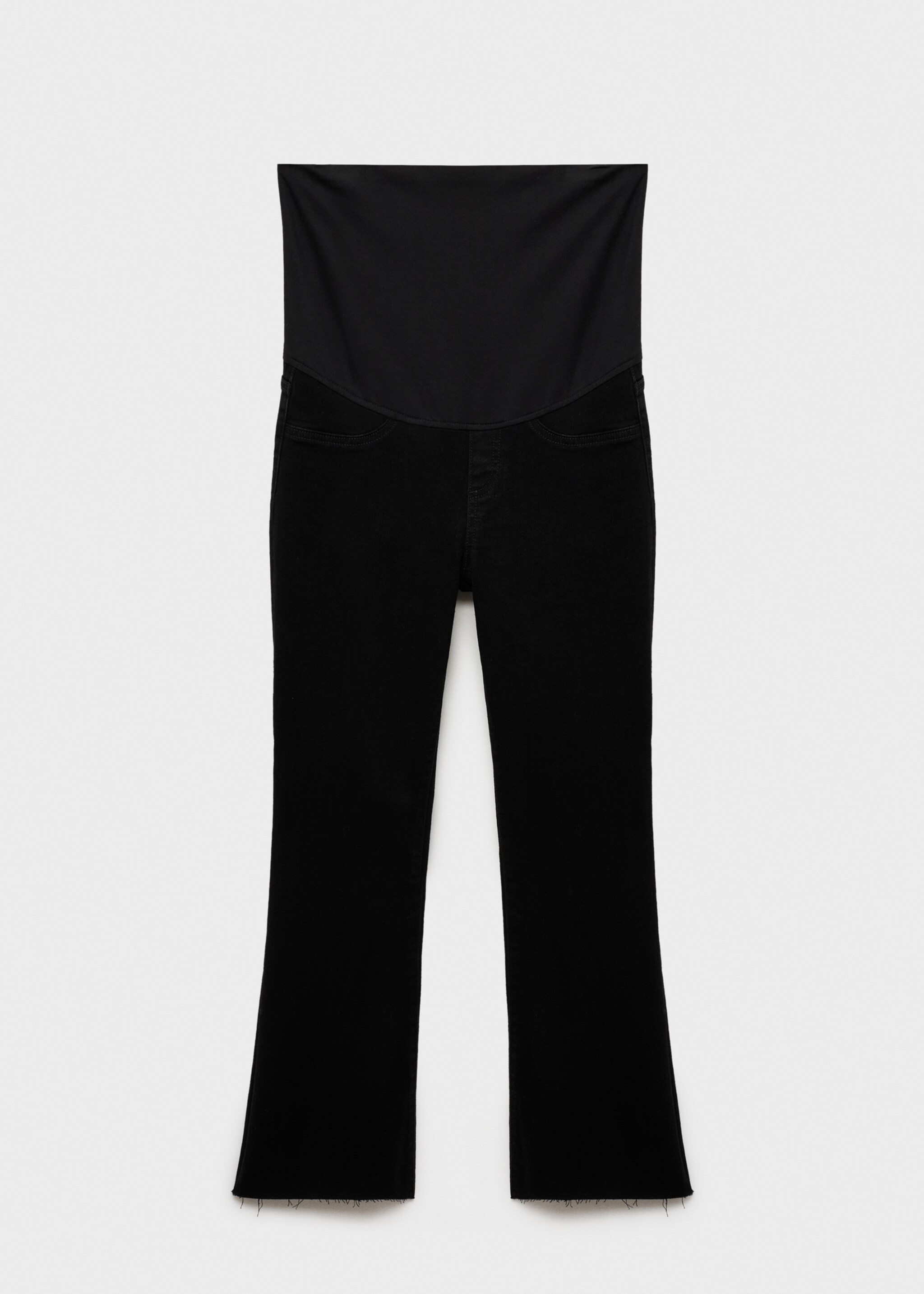 Maternity flared cropped jeans - Article without model