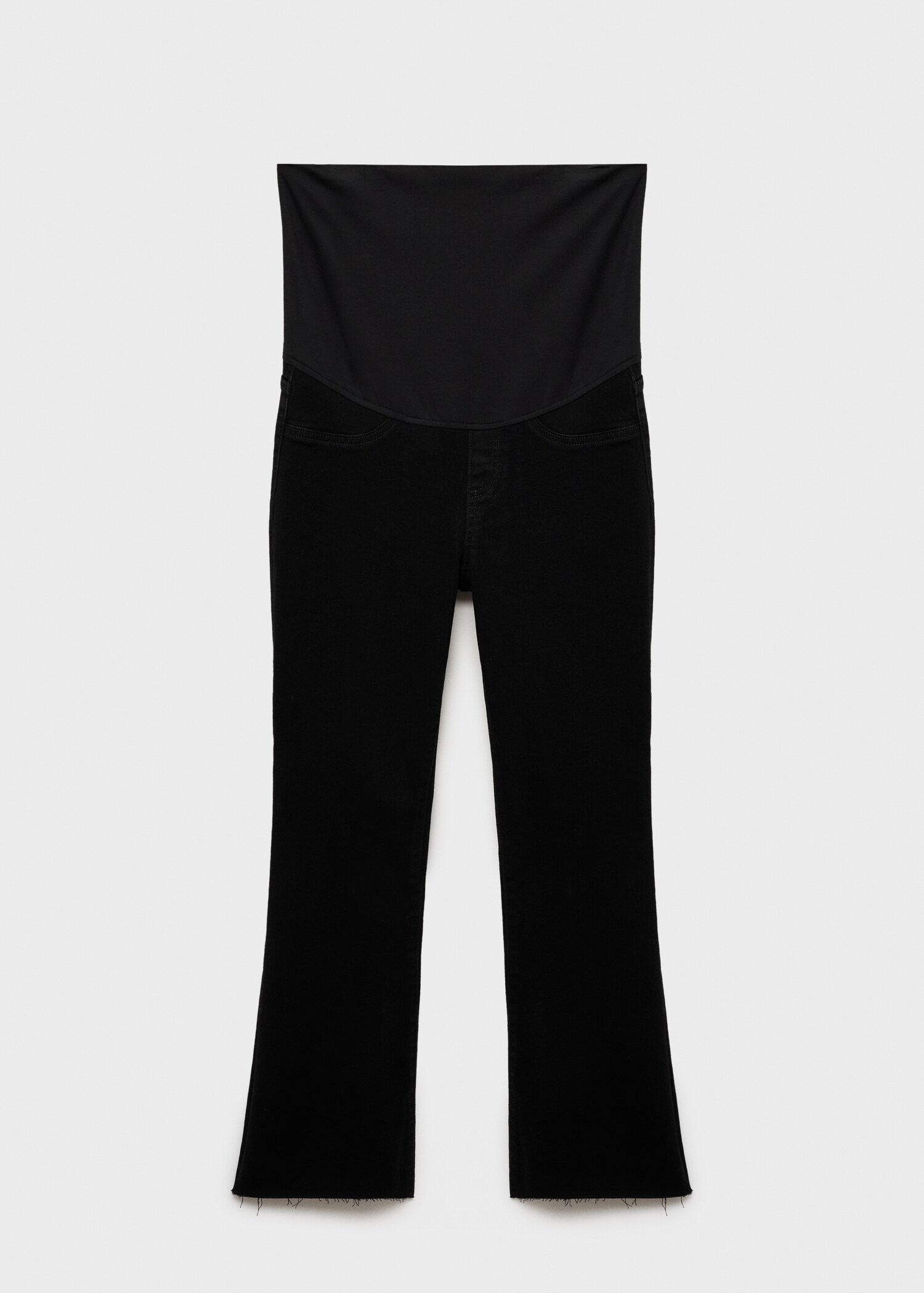 Maternity flared cropped jeans - Article without model