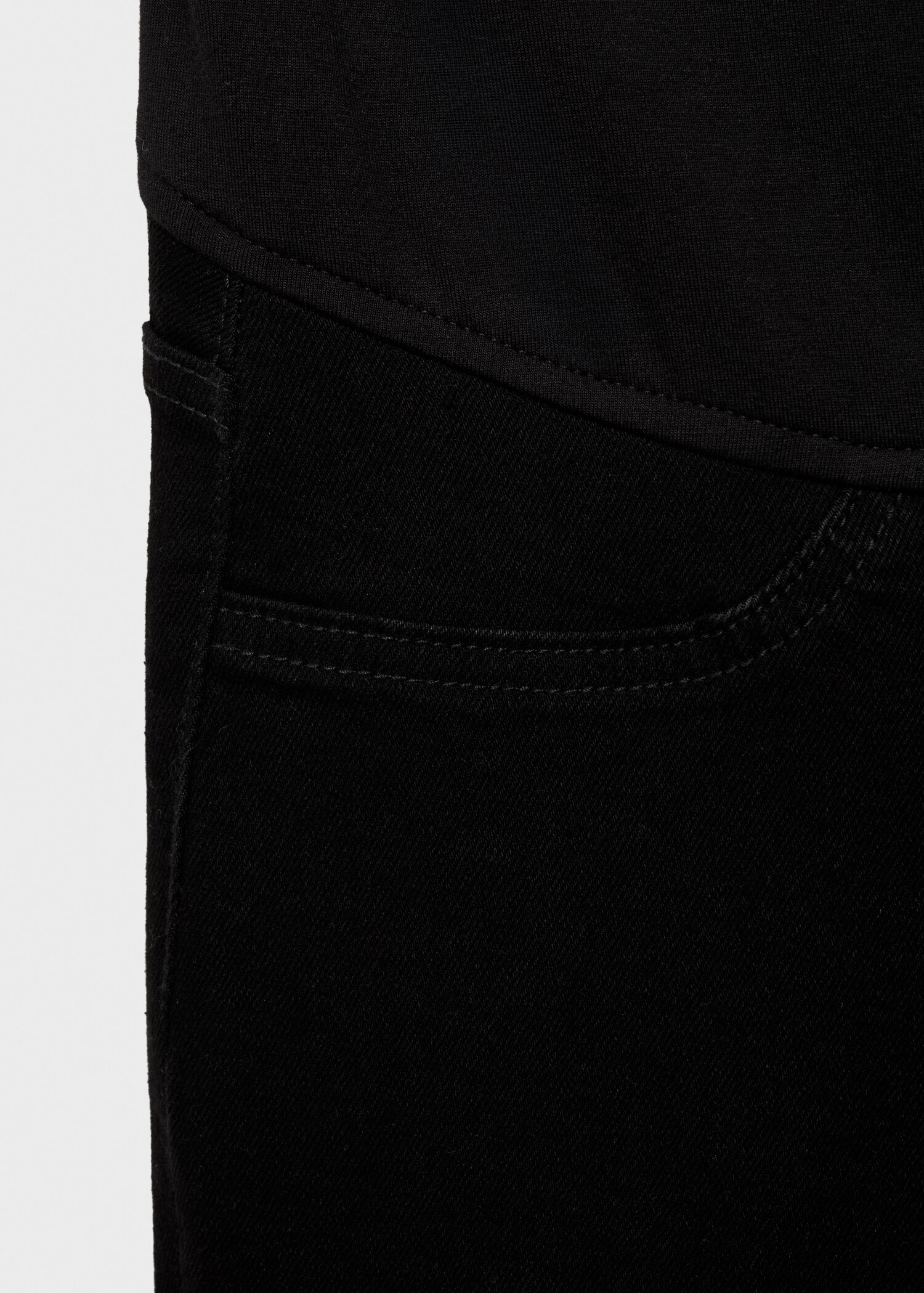 Maternity flared cropped jeans - Details of the article 0