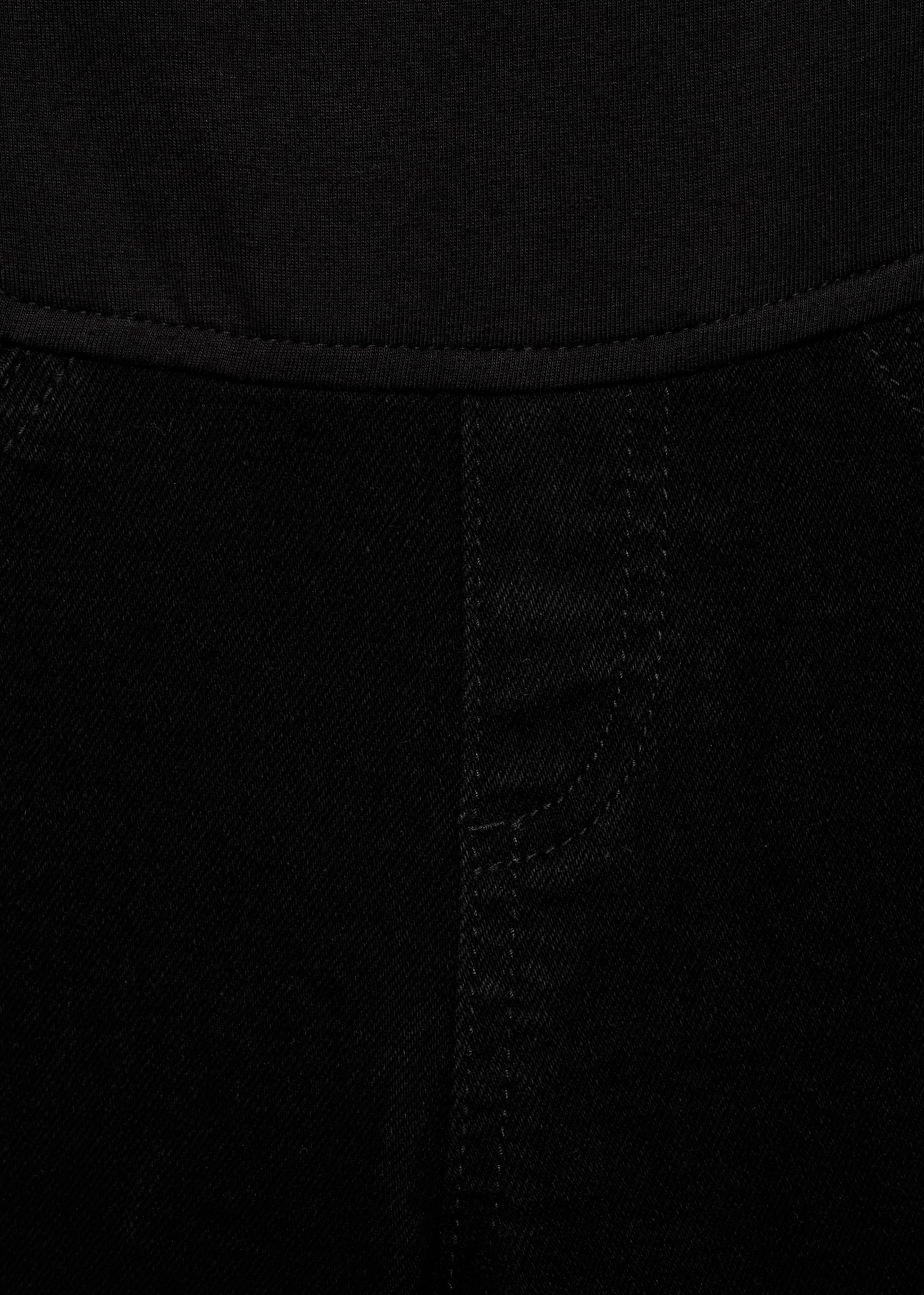Maternity flared cropped jeans - Details of the article 8