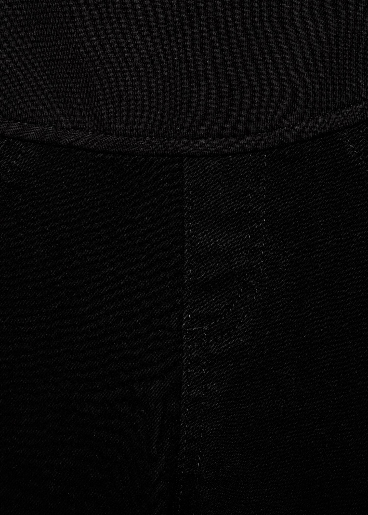 Maternity flared cropped jeans - Details of the article 8