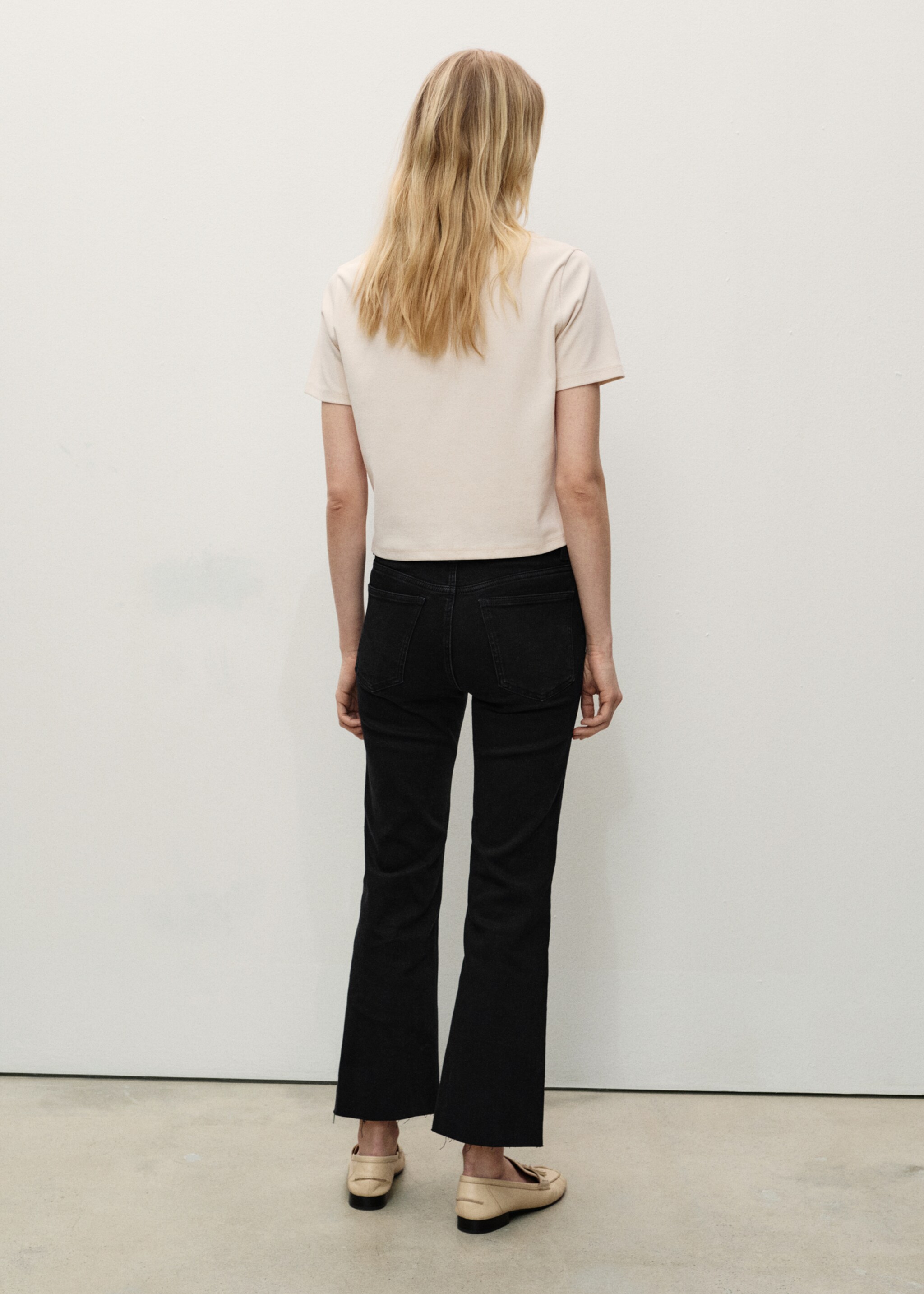 Sienna flared cropped jeans - Reverse of the article