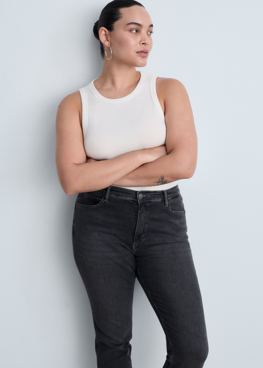 Mango Mid-rise skinny jeans