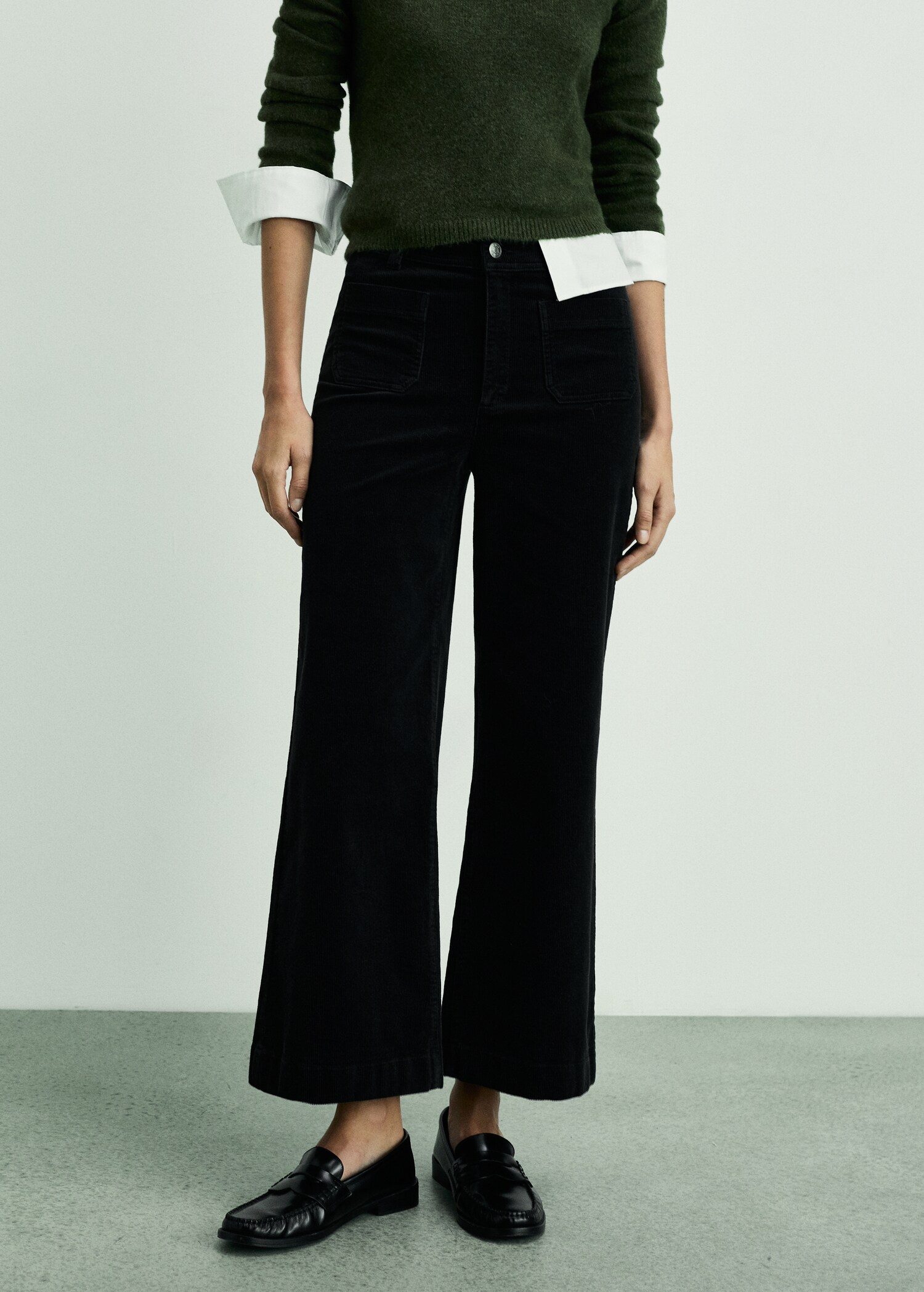 Catherin culotte corduroy pants - Medium plane