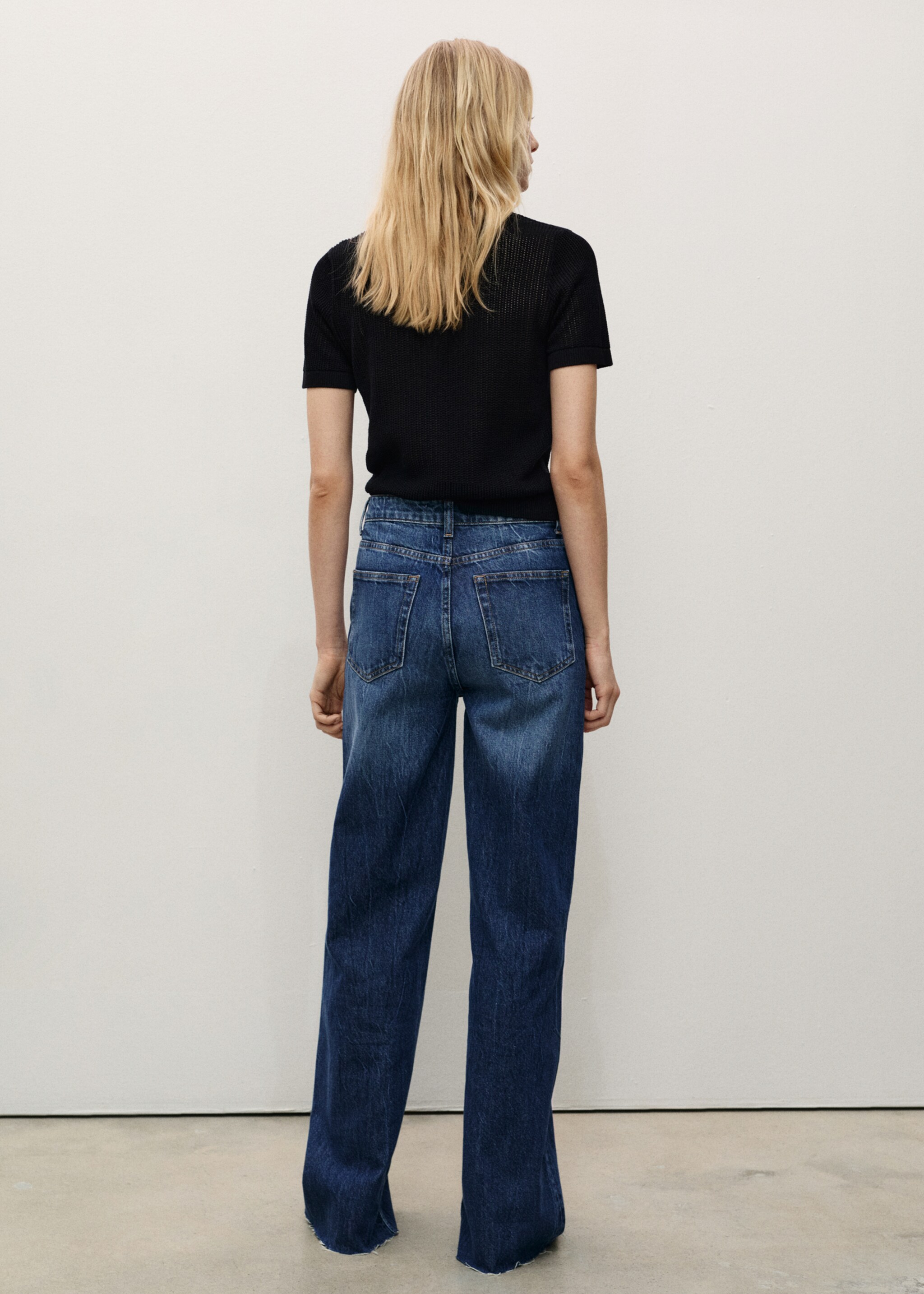 Danila wideleg high-rise jeans - Reverse of the article