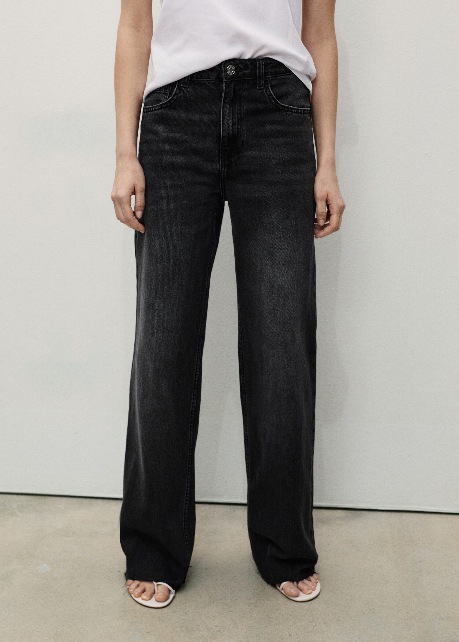 Danila wideleg high-rise jeans - Medium plane