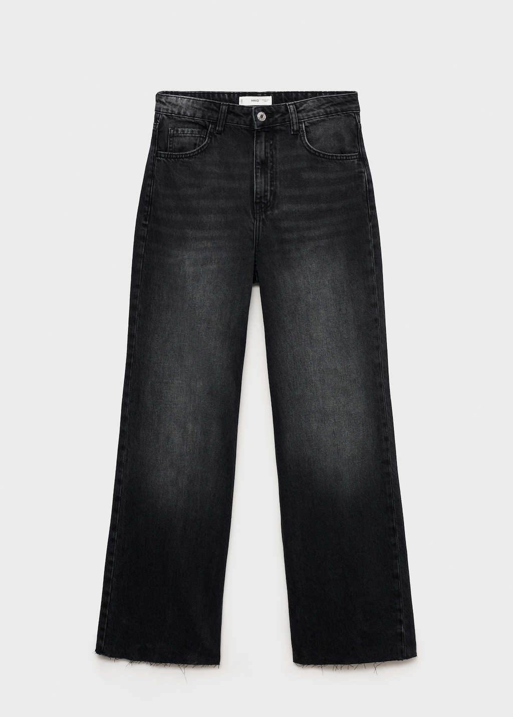 Low-rise rinse-wash wide leg jeans - Women | MANGO USA