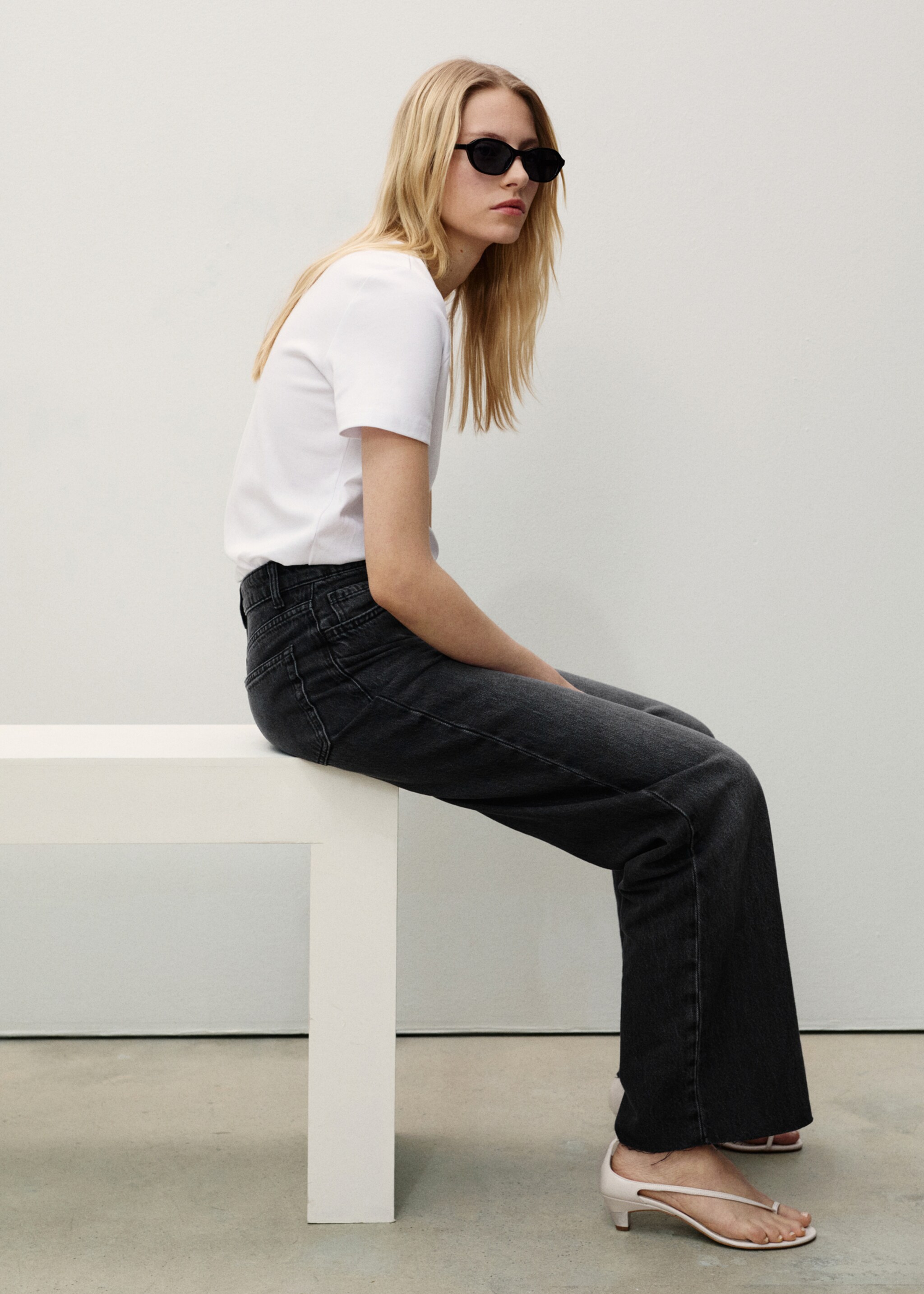 Jeans high-rise wideleg Danila - Rincian barang 2
