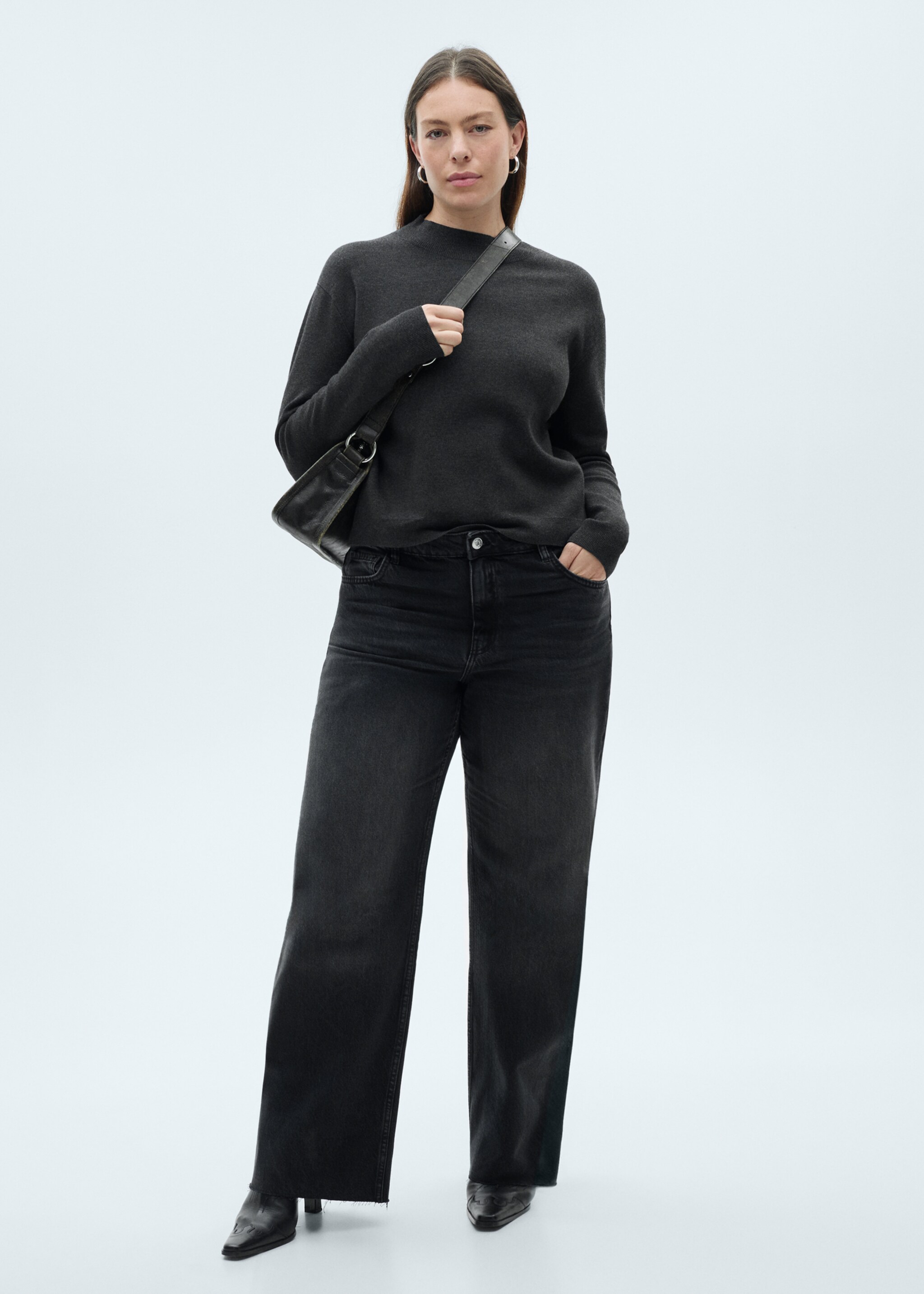 Jeans high-rise wideleg Danila - Rincian barang 3