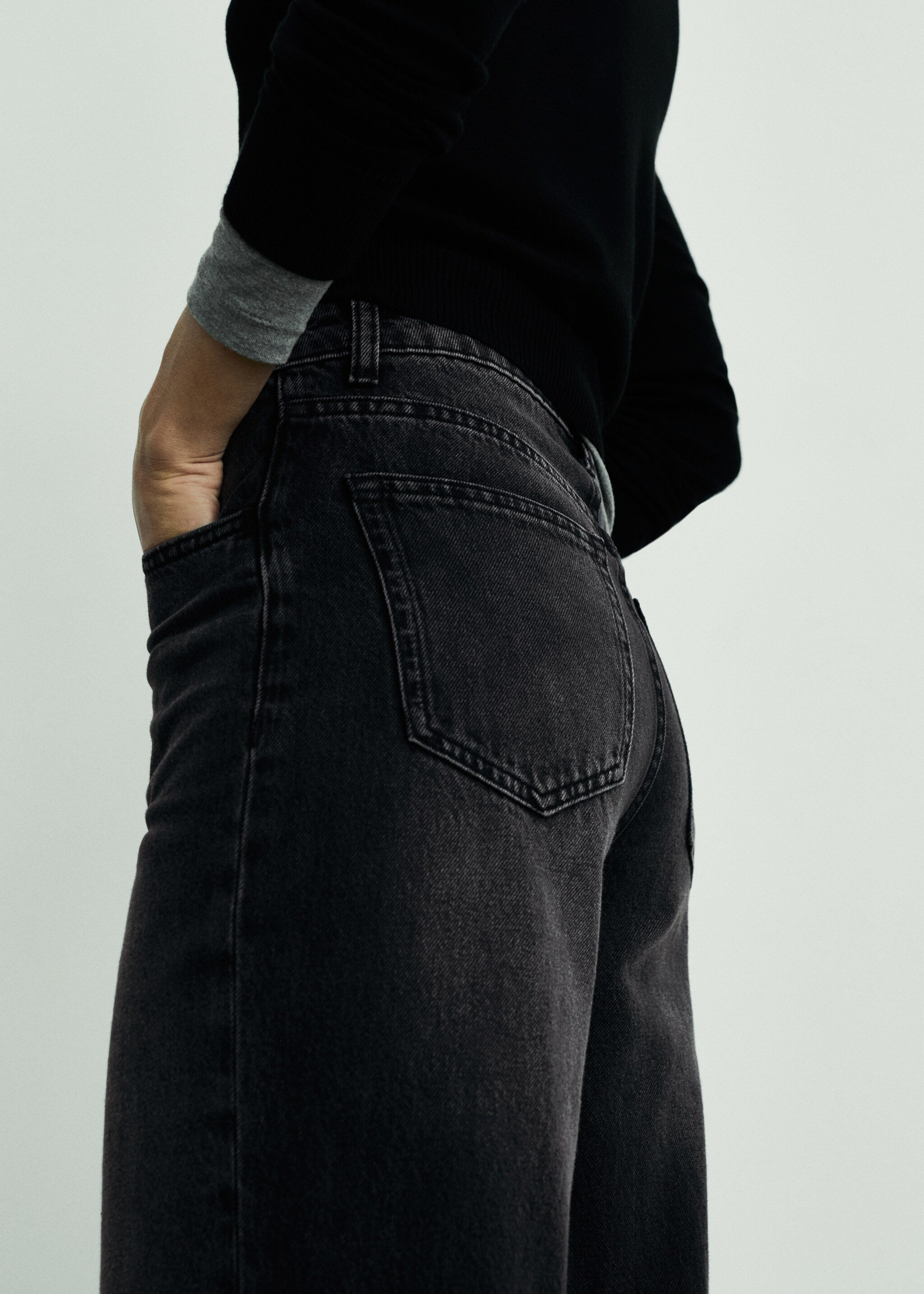 Danila wideleg high-rise jeans - Details of the article 6