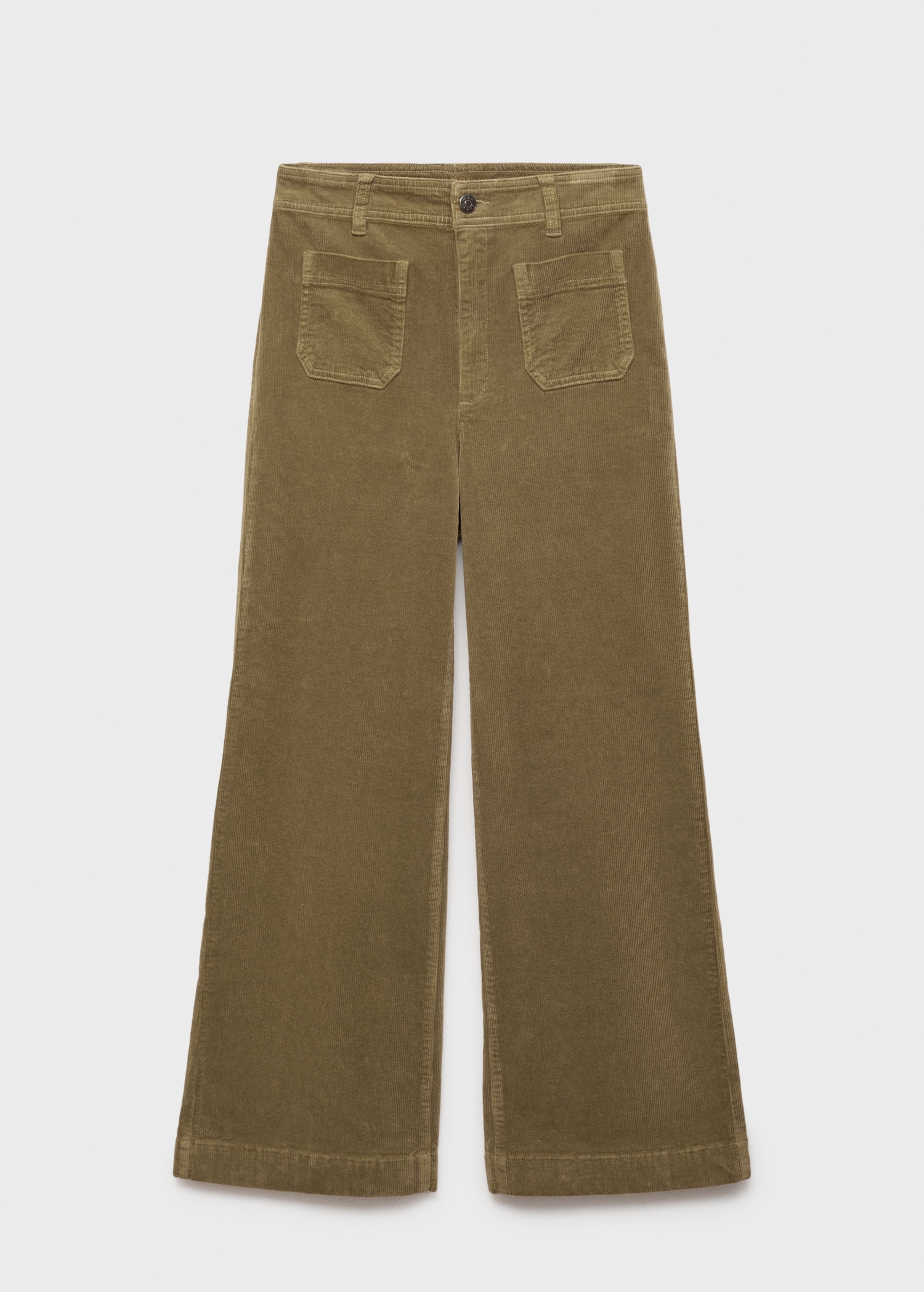 Pantalon Catherin style jupe-culotte velours côtelé - Article sans modèle