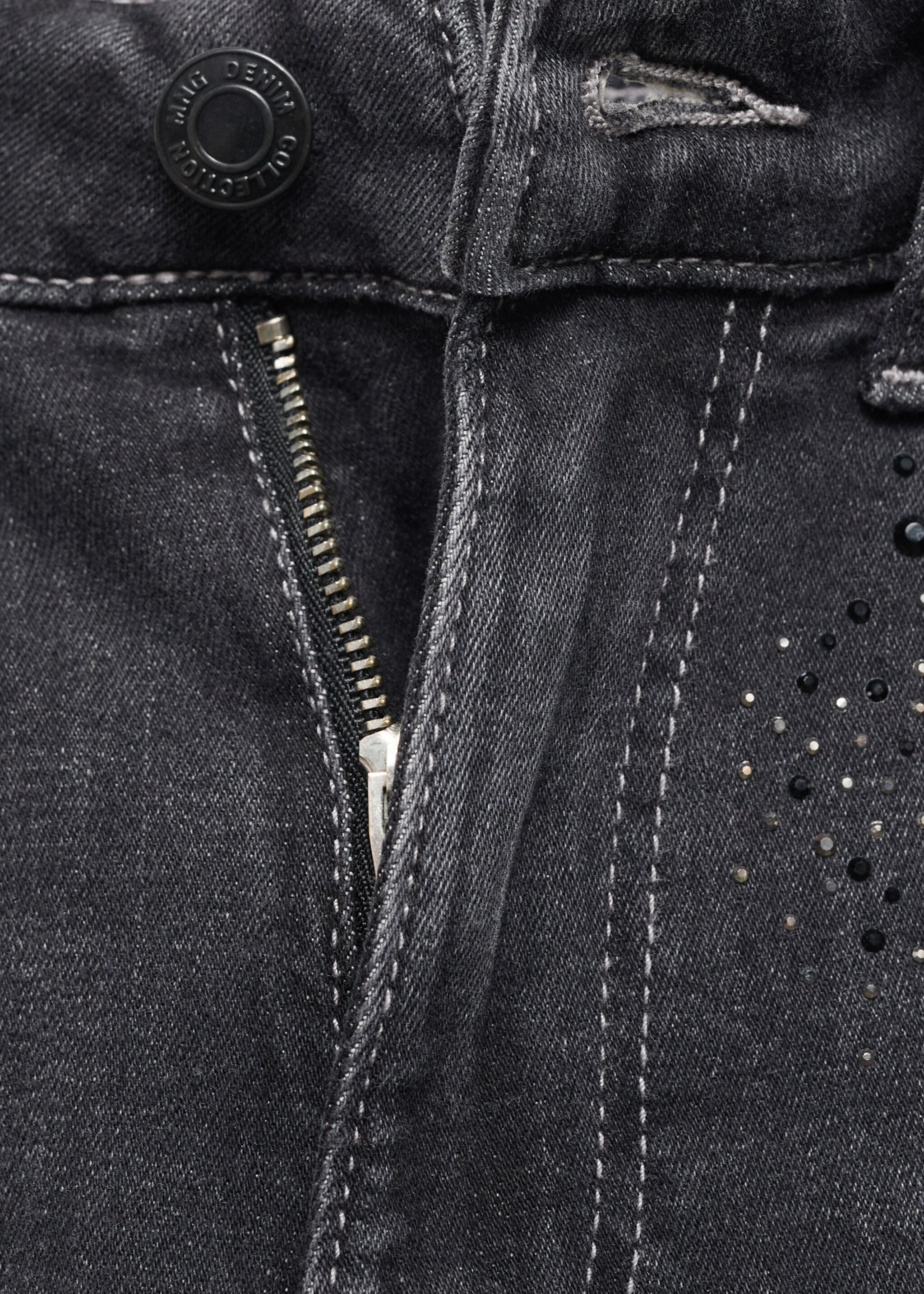 Jean flare strass - Détail de l'article 0
