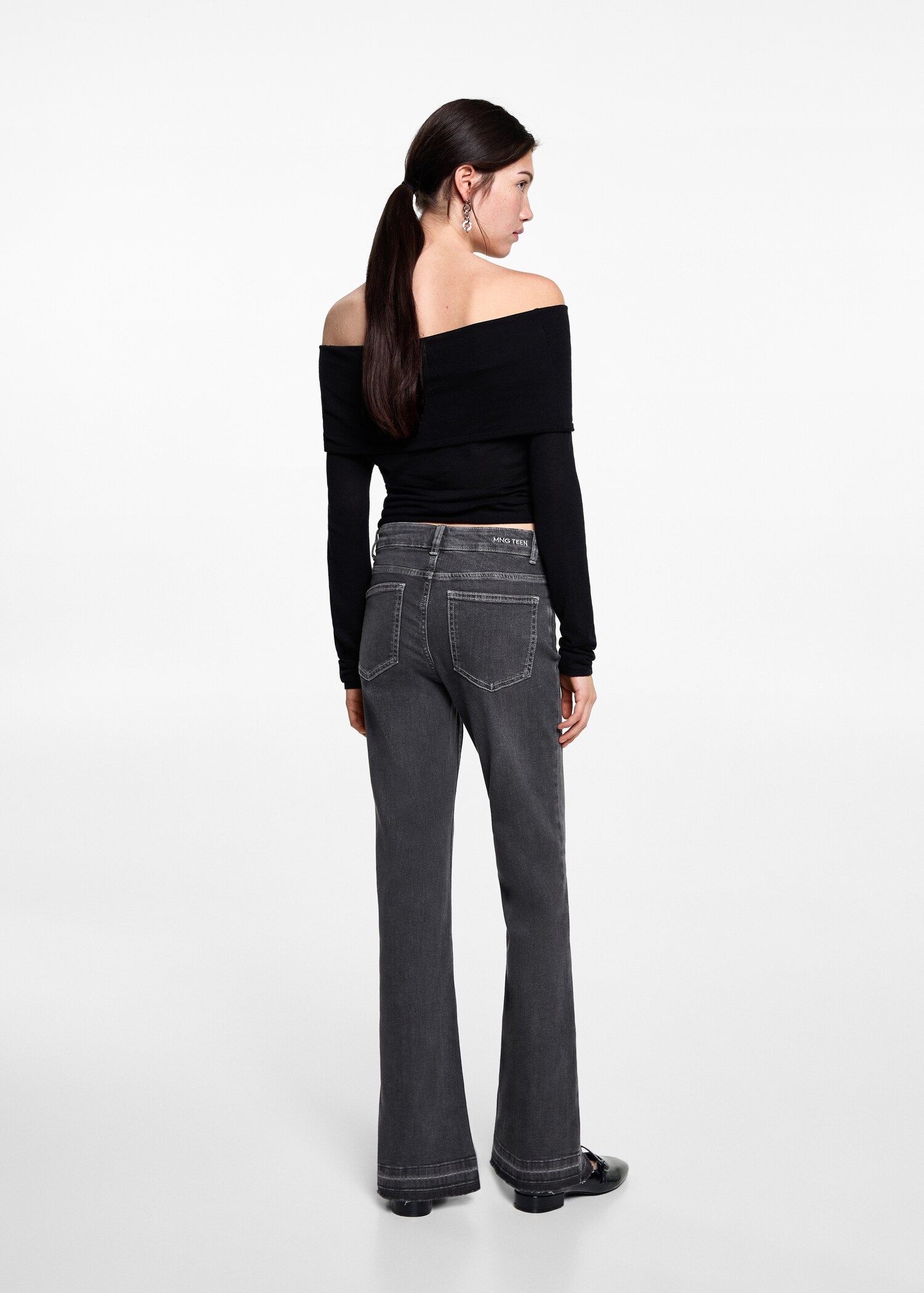 Jeans flare strass - Retro dell'articolo