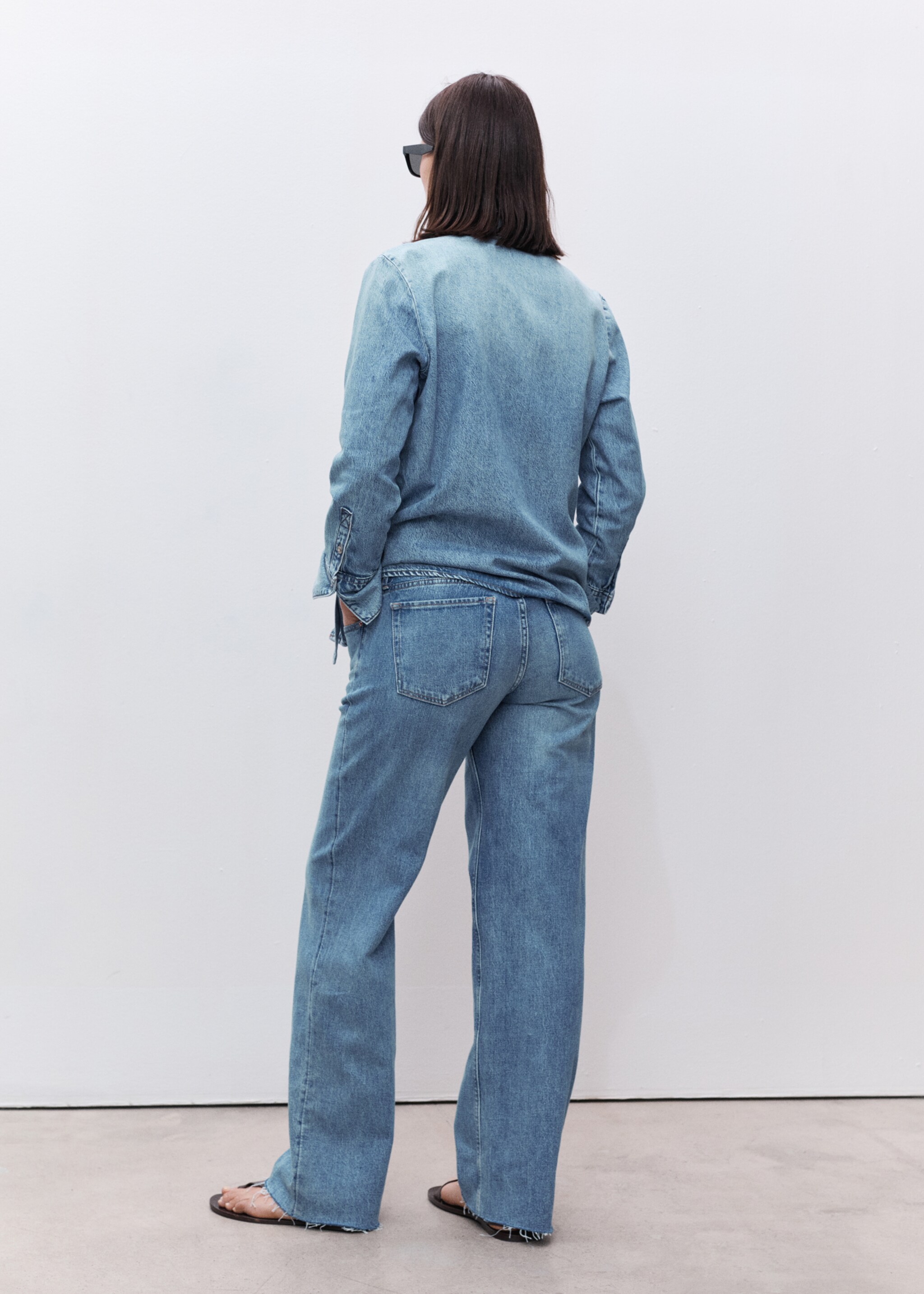 Maternity wideleg jeans - Reverse of the article