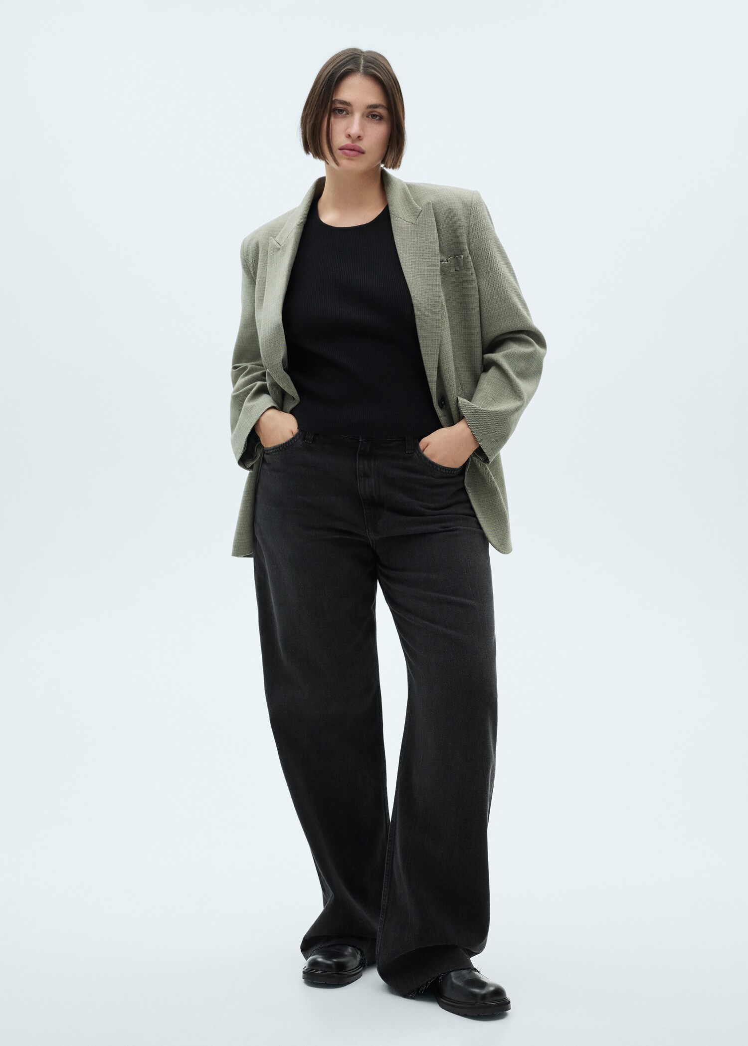 Fiona orta belli flare jean pantolon - Ürün detayı 3