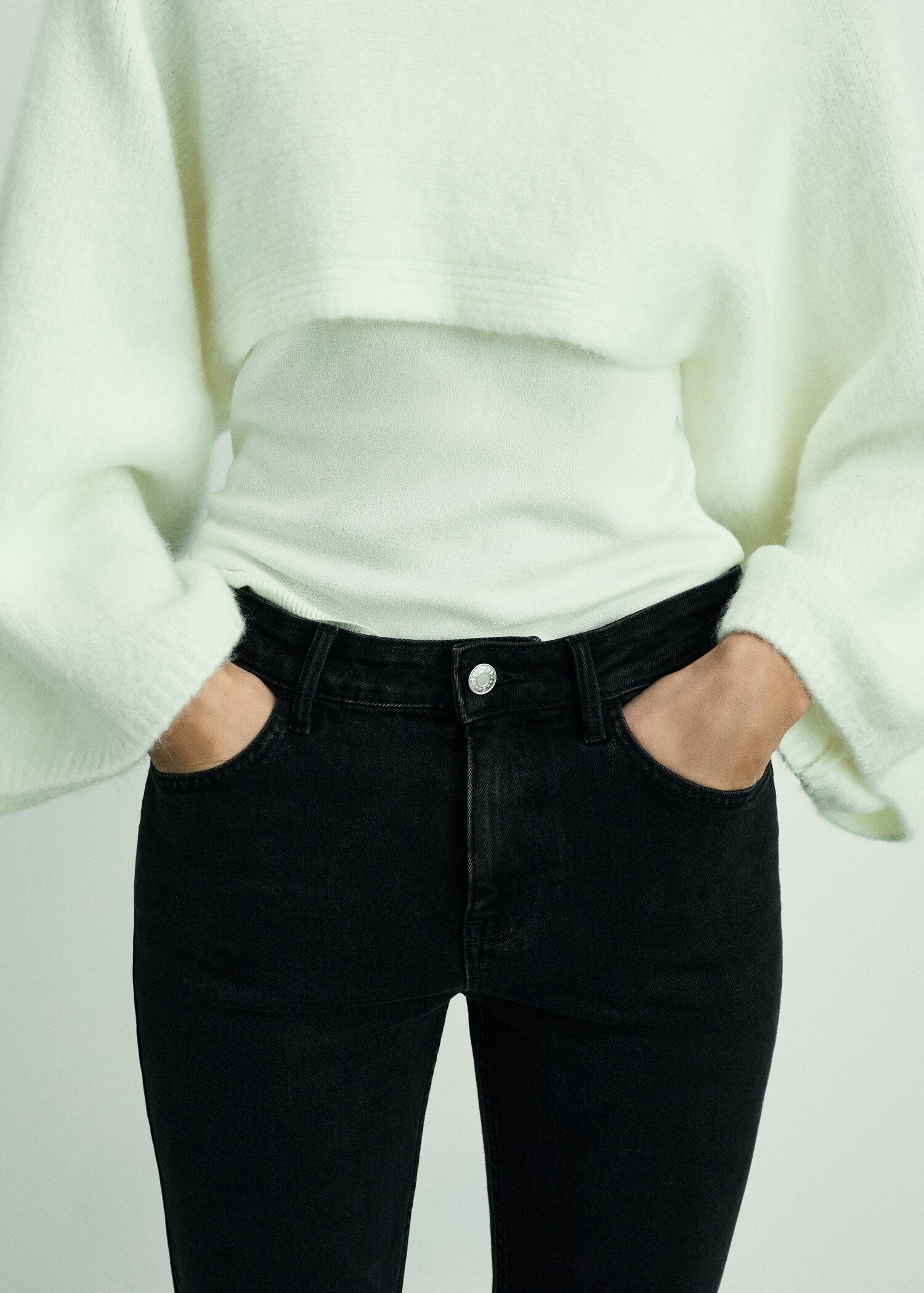 Fiona orta belli flare jean pantolon - Ürün detayı 4