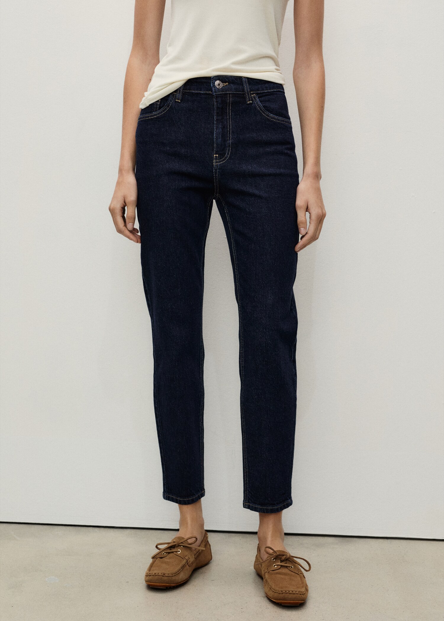 Newmom comfort high-waist jeans - Middenvlak