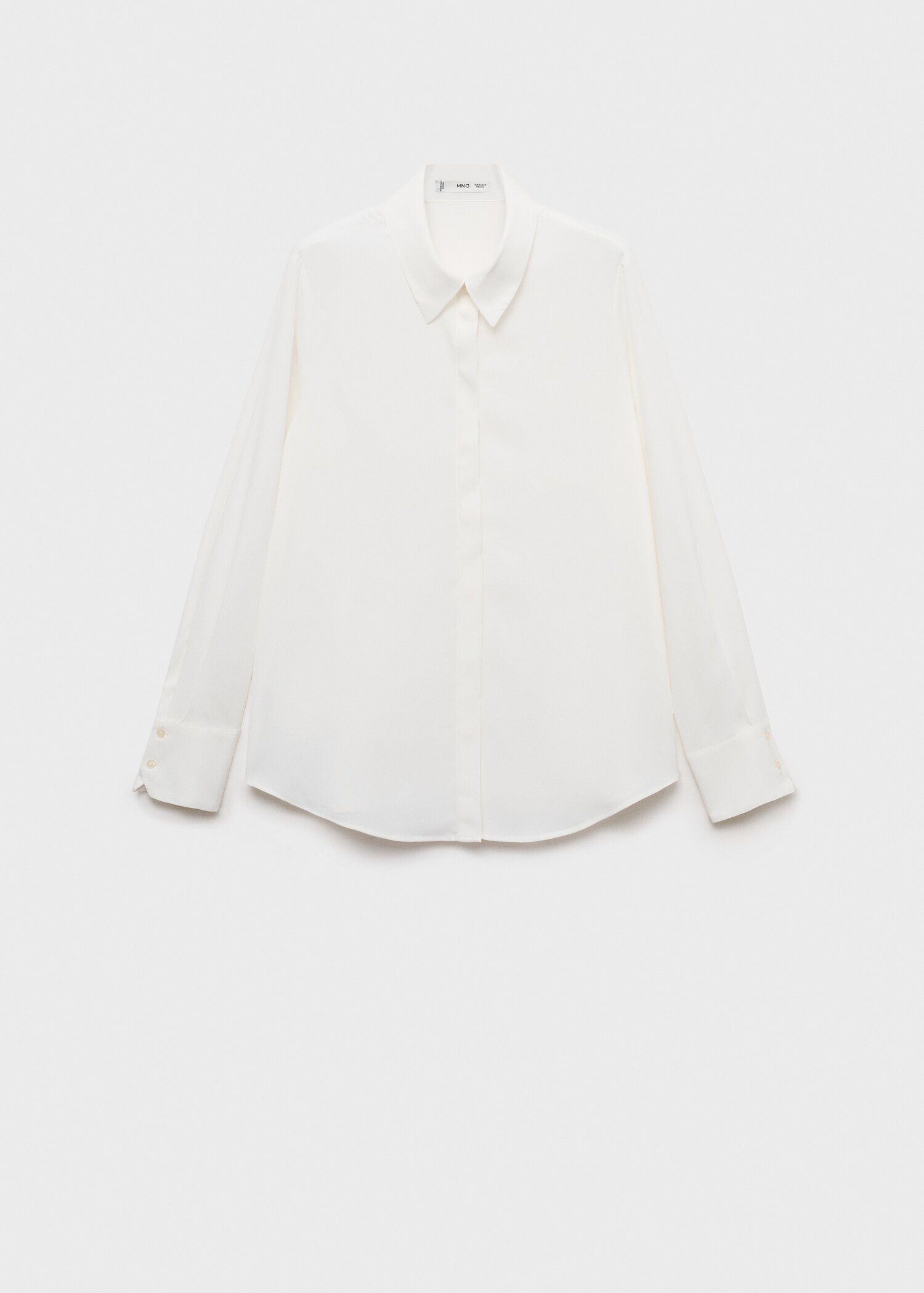 Fluid long-sleeved shirt - Article without model