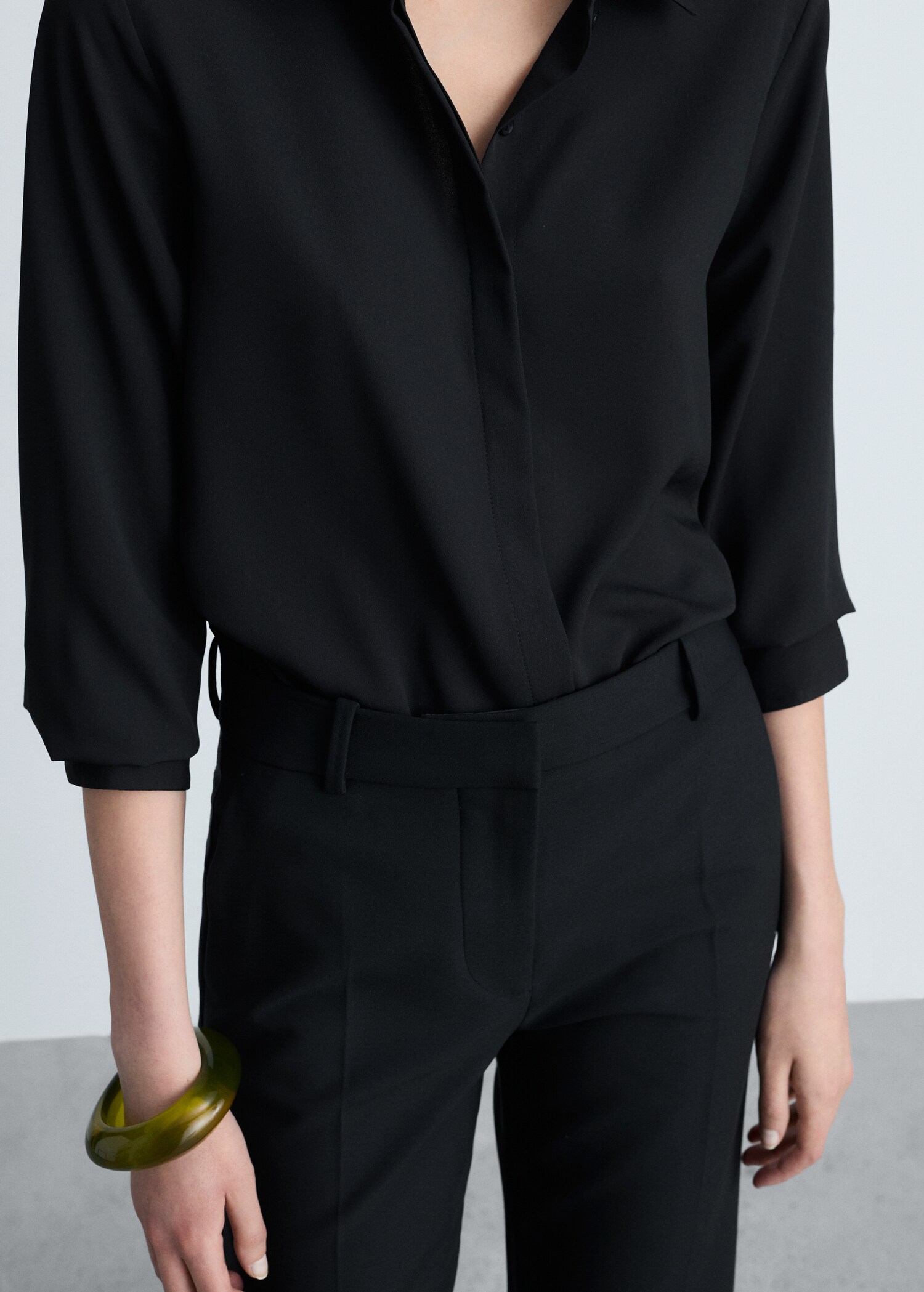 Camisa manga larga fluida - Detalle del artículo 6