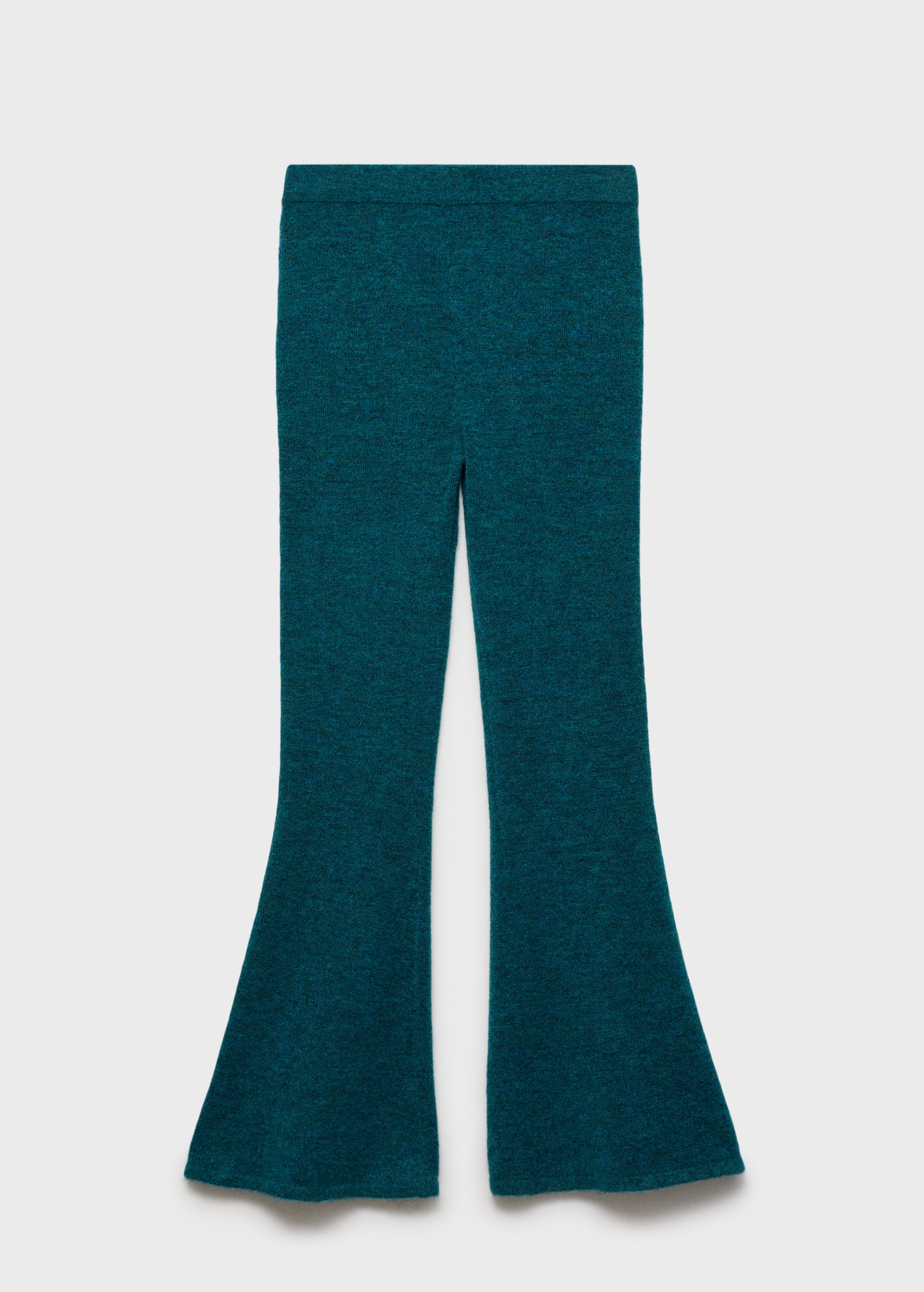 Flared knitted trousers - Article without model