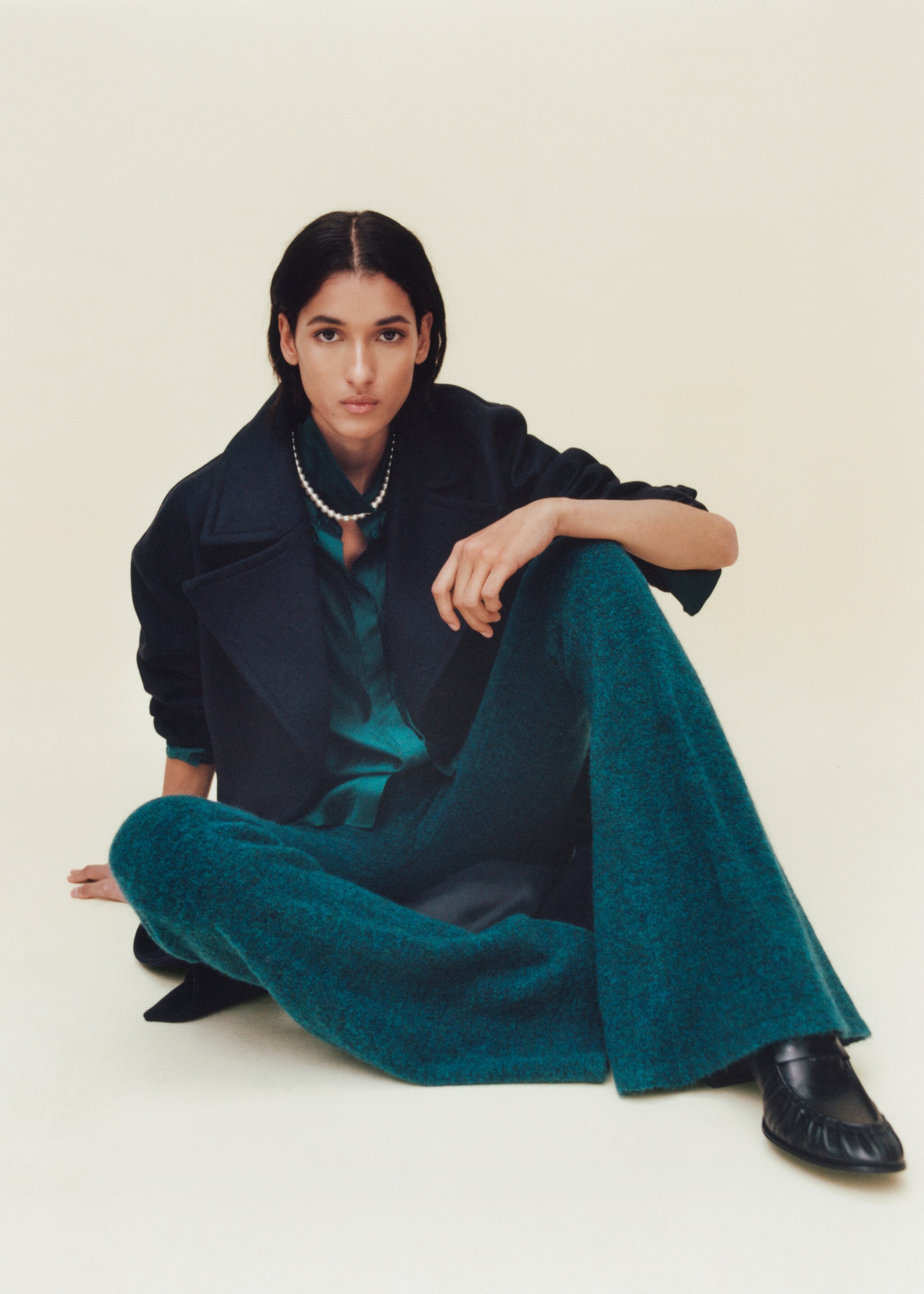 Pantalon évasé maille - Détail de l'article 7