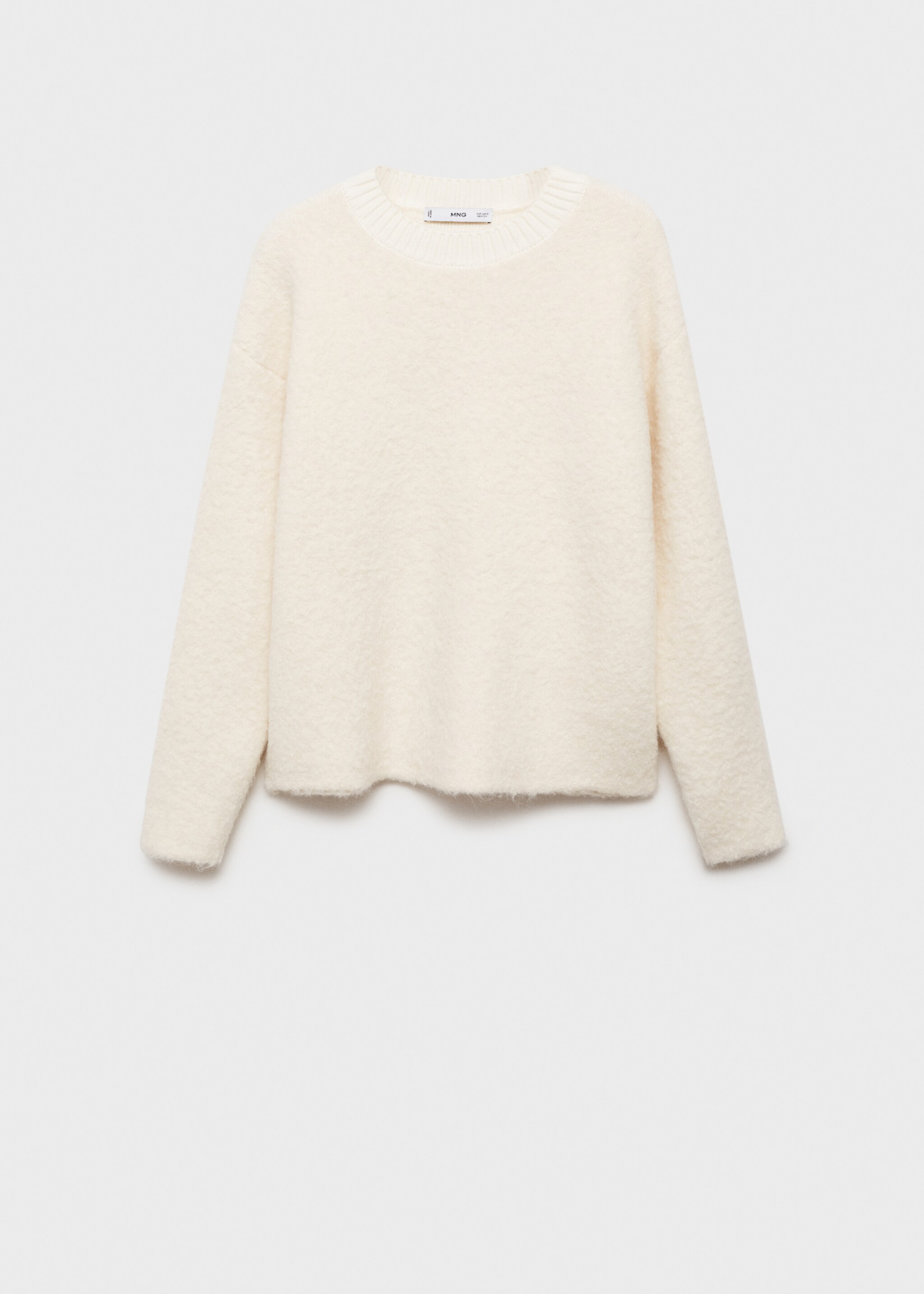 Round-neck sweater with soft finish - Article without model