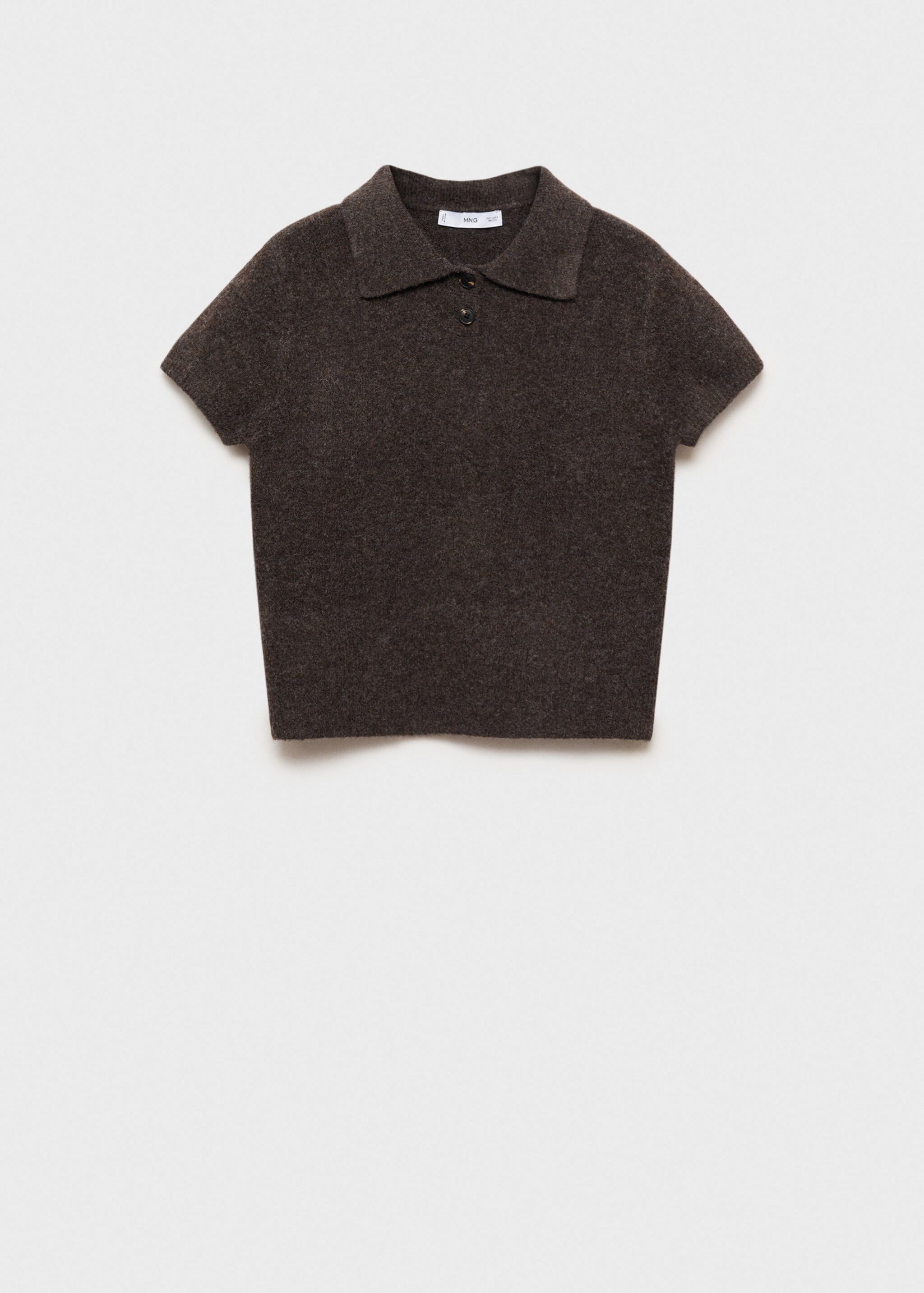 Pull-over manches courtes col polo - Article sans modèle