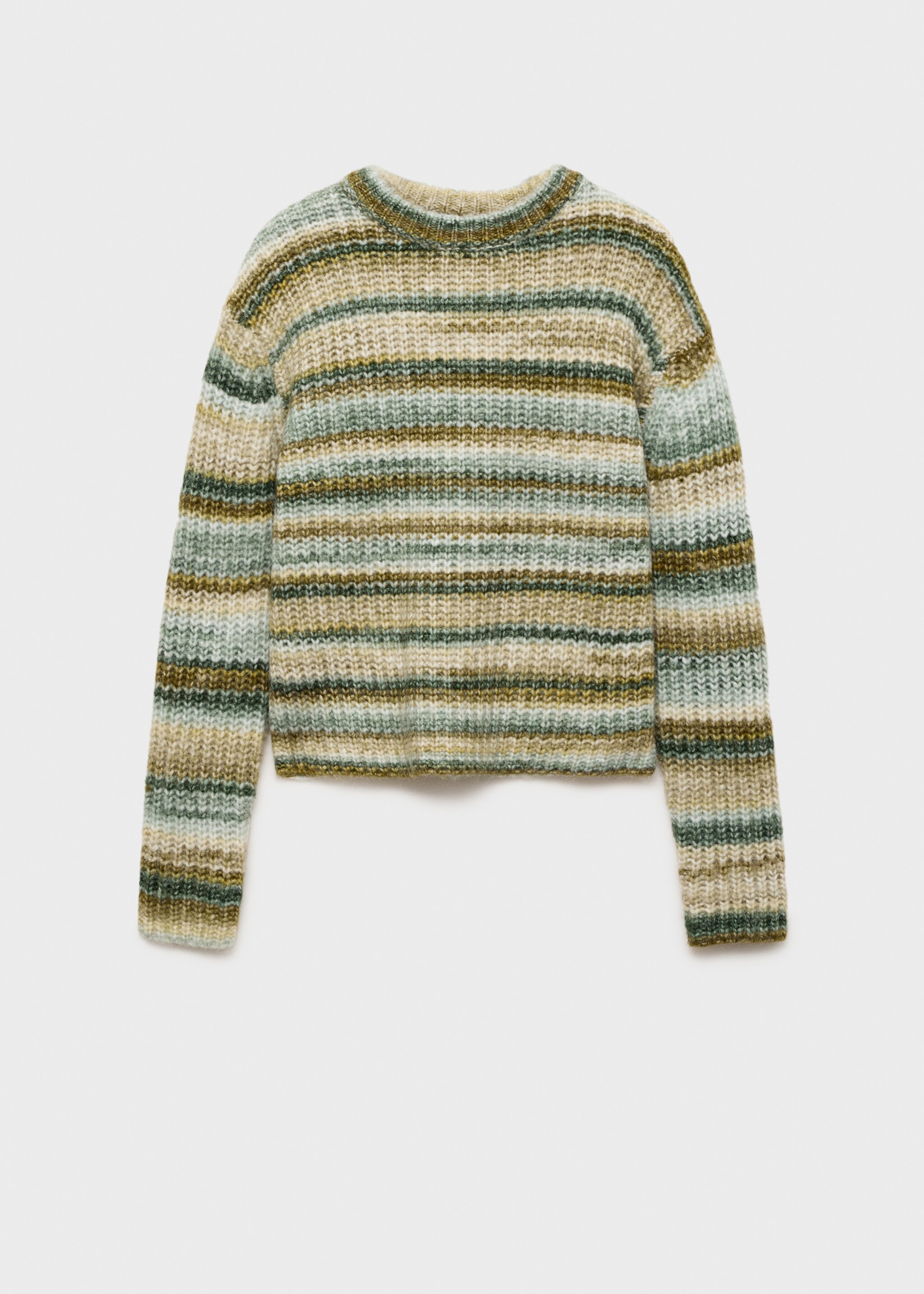 Round-neck striped sweater - Article without model