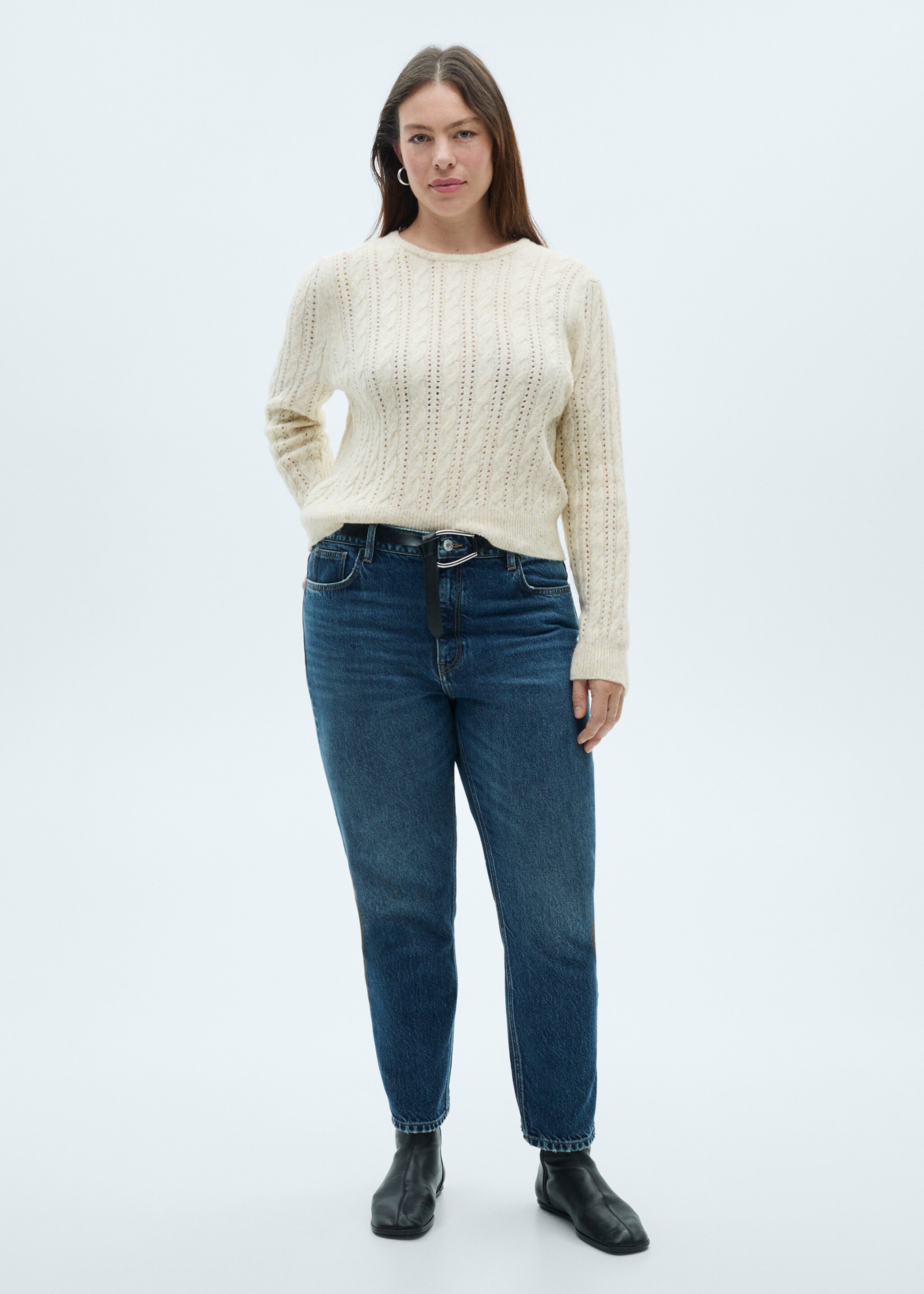 Pull-over torsadé détails ajourés - Détail de l'article 3