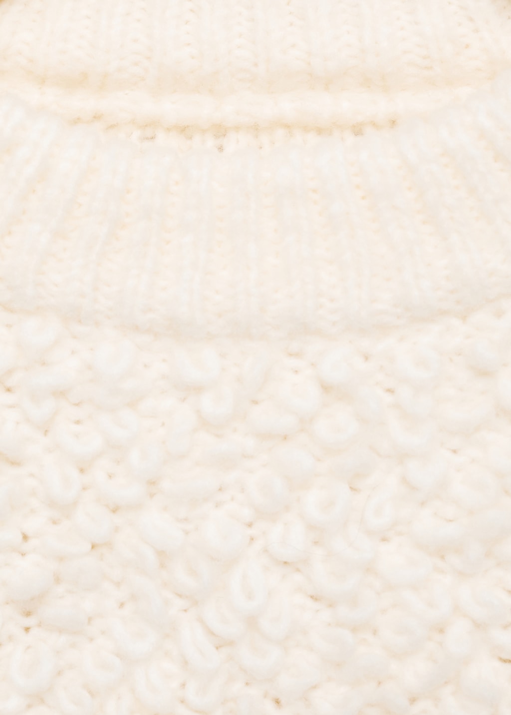 Round-neck bouclé sweater - Women | MANGO USA Round-neck bouclé sweater - Women | MANGO USA