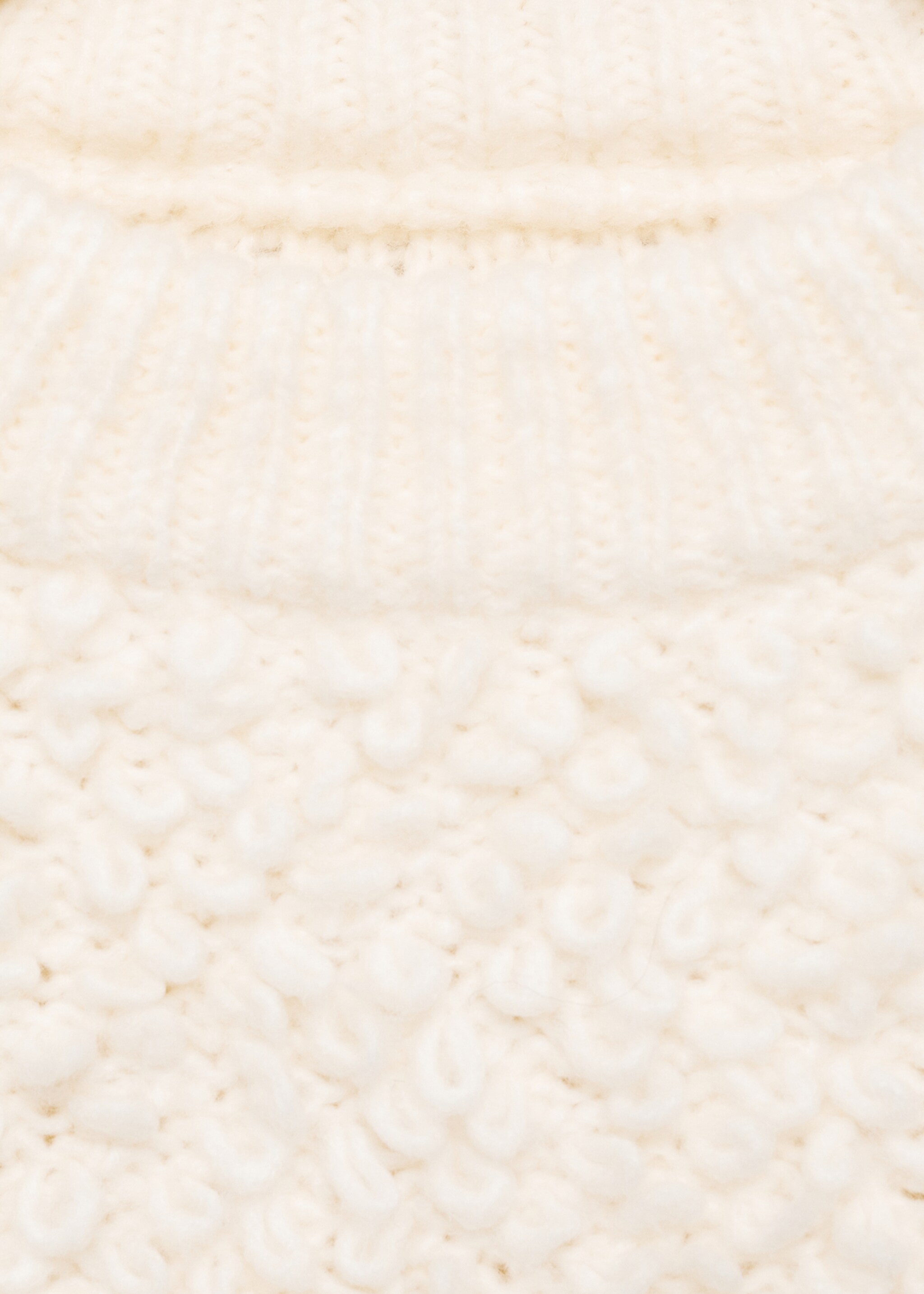 Round-neck bouclé sweater - Details of the article 8