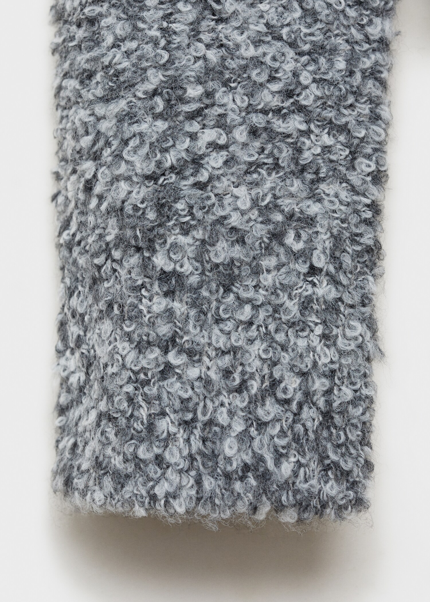 Round-neck bouclé sweater - Details of the article 0