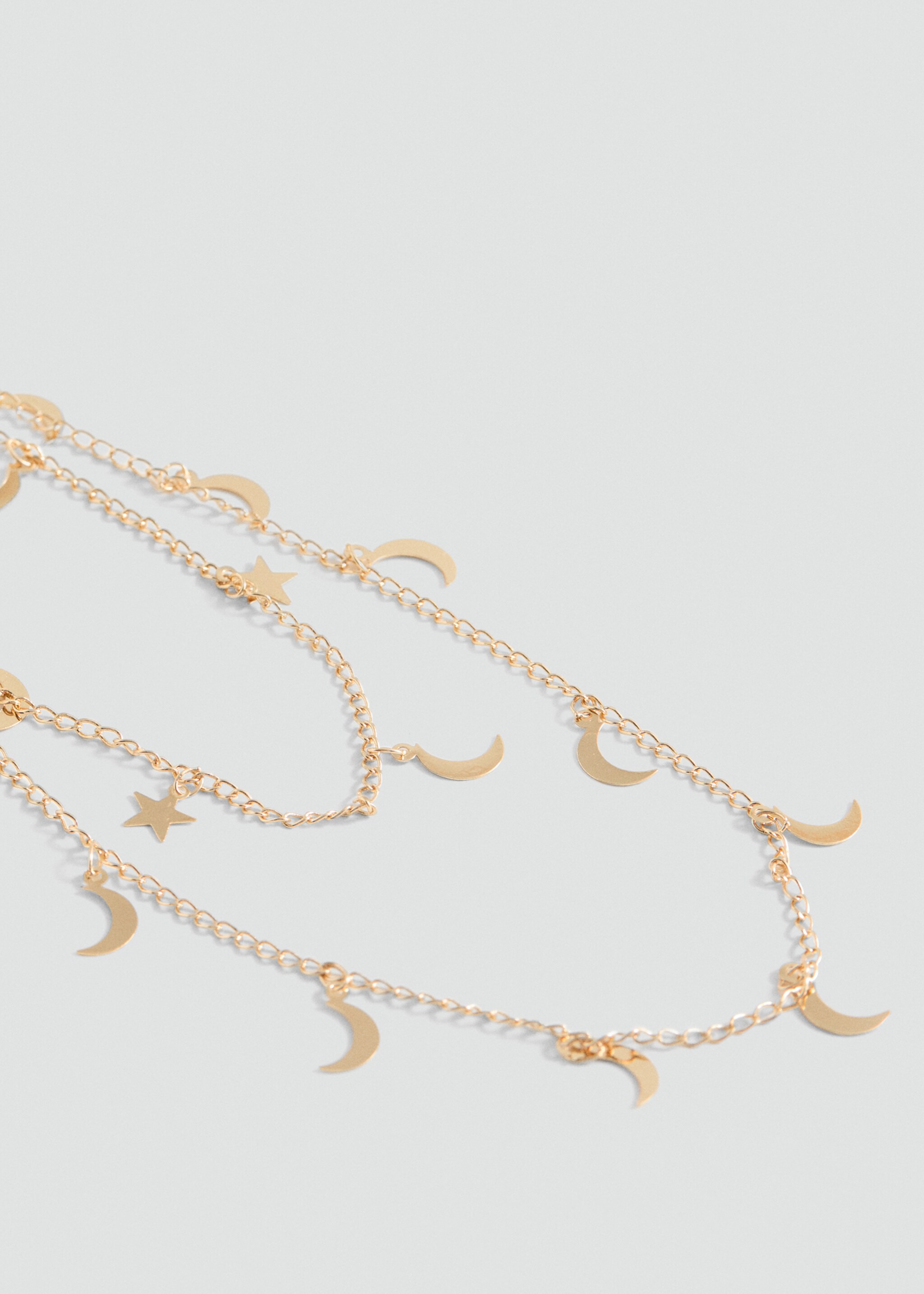 Combined chain necklace - Medium plane