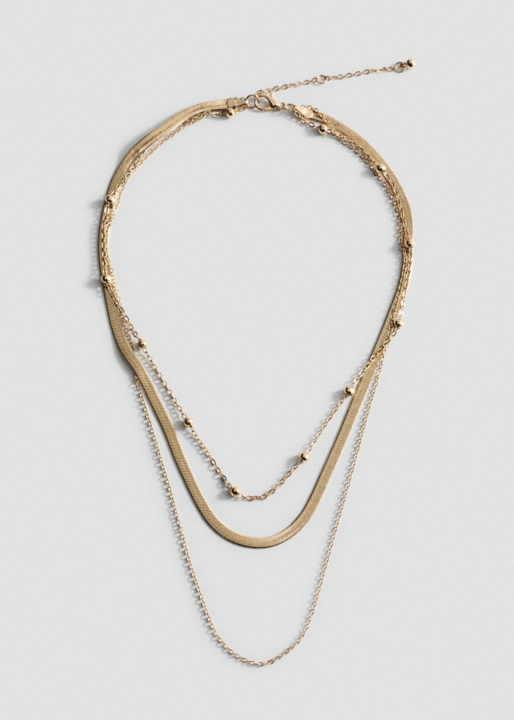 Long triple necklace - Article without model
